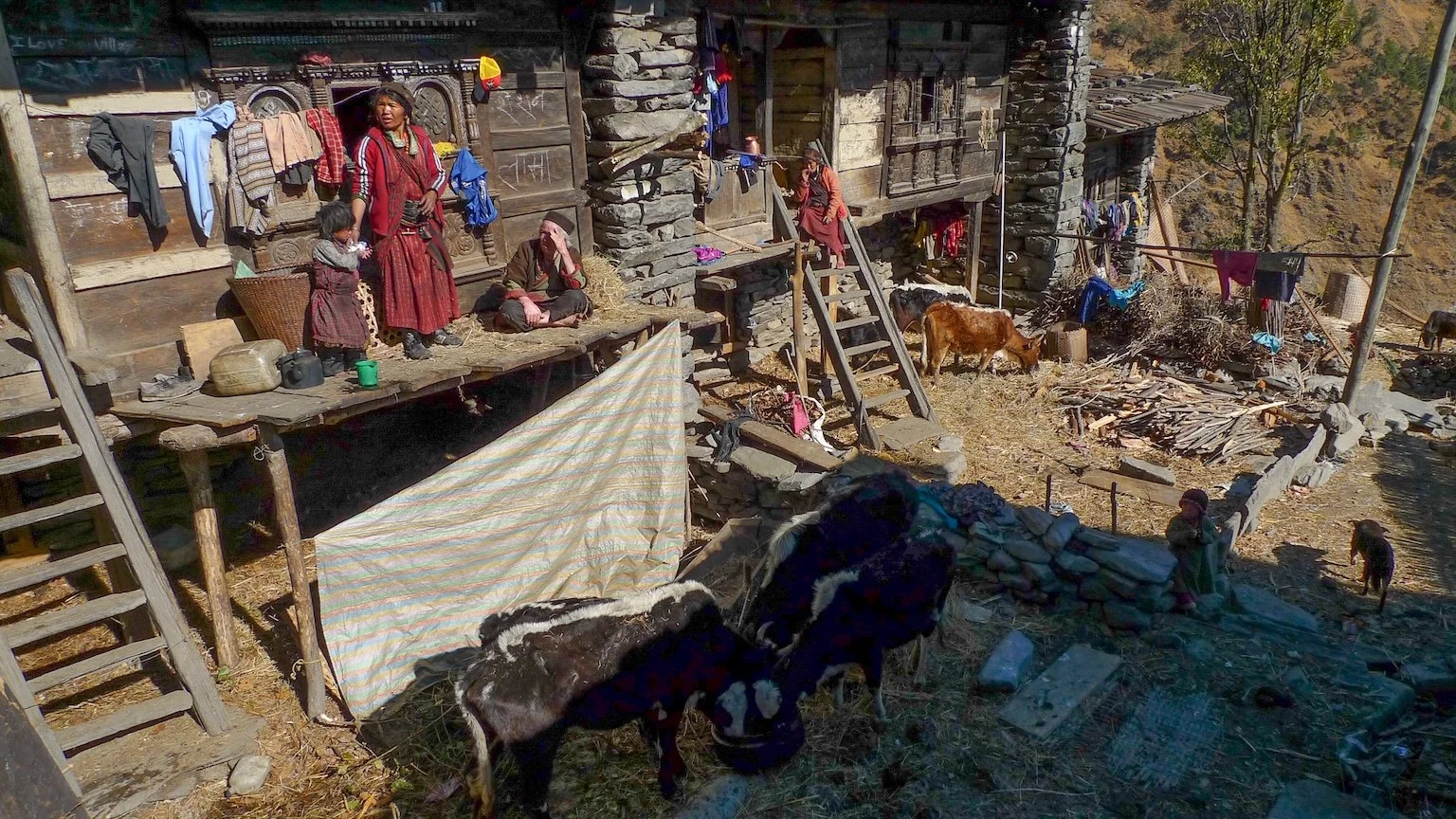 Village life on the Tamang Heritage Trail in Nepal