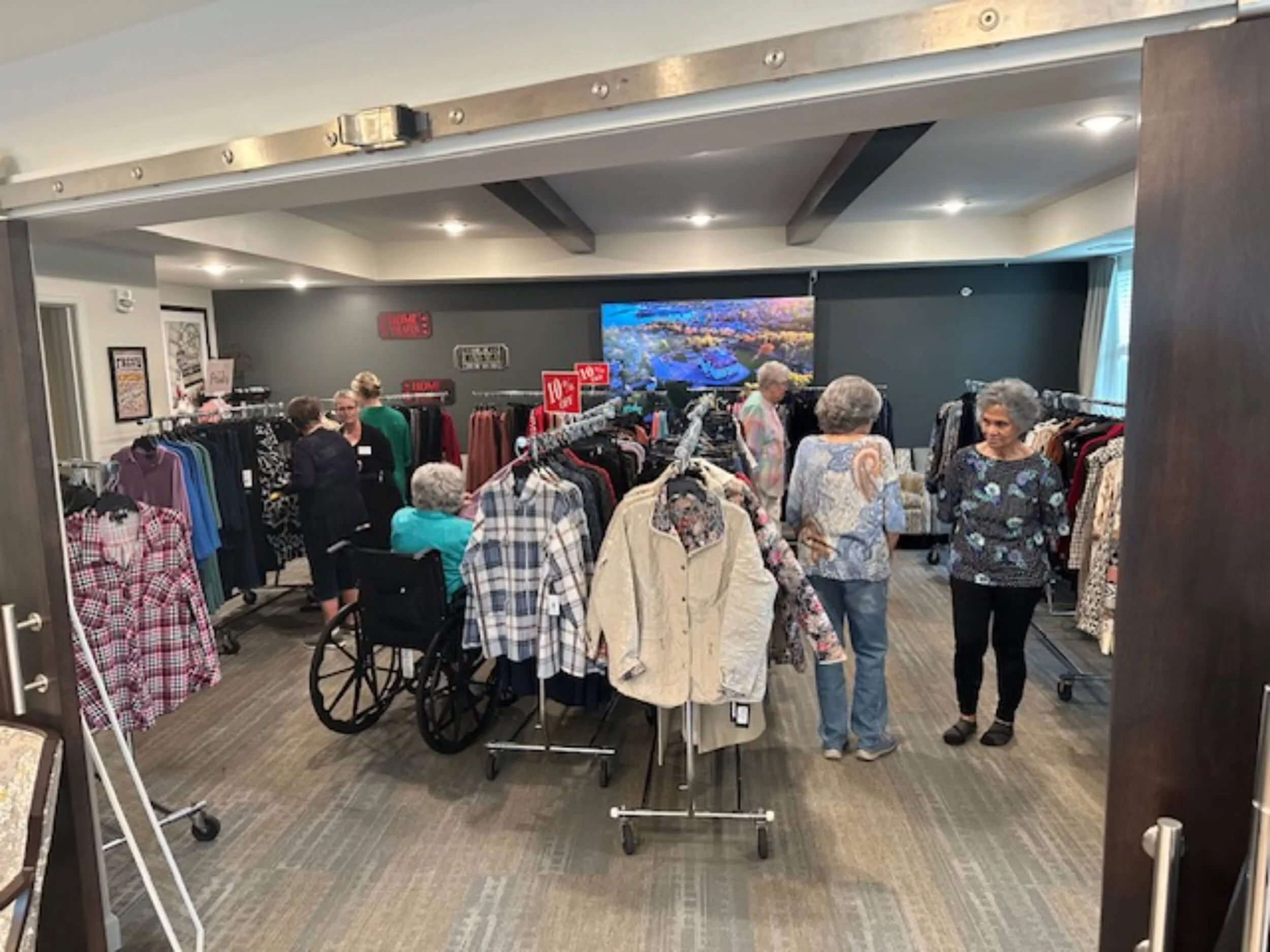 Chosen Threads Boutique women shopping.