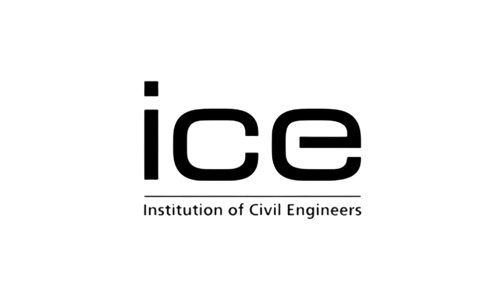 Logo of the Institution of Civil Engineers with the initials 'ice' in large letters and the full name underneath.