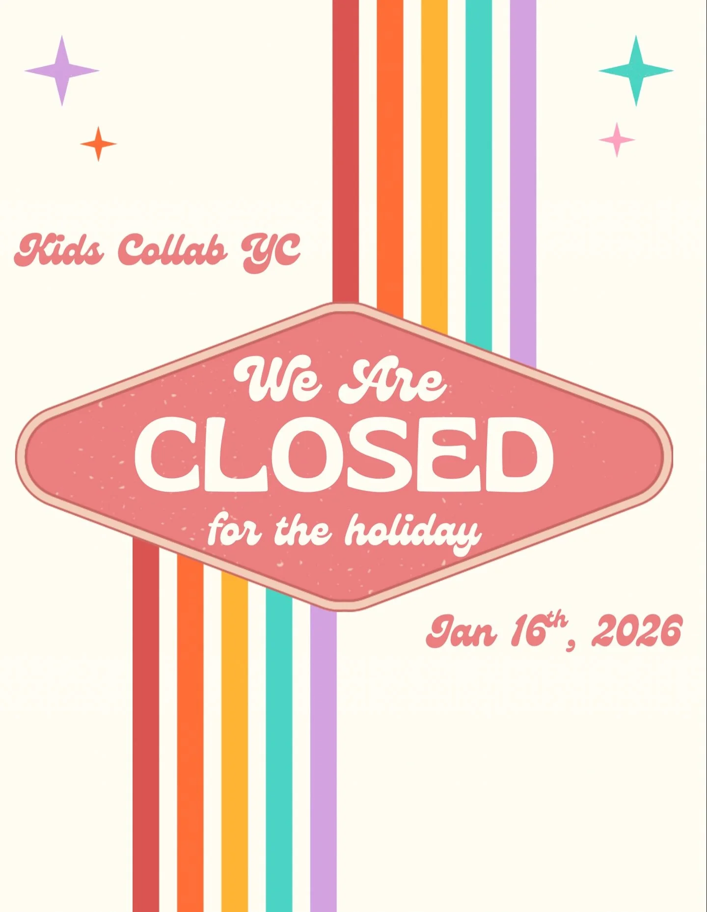 We will be closed this Monday for President&rsquo;s day, see you Tuesday! 🤞🏼💗