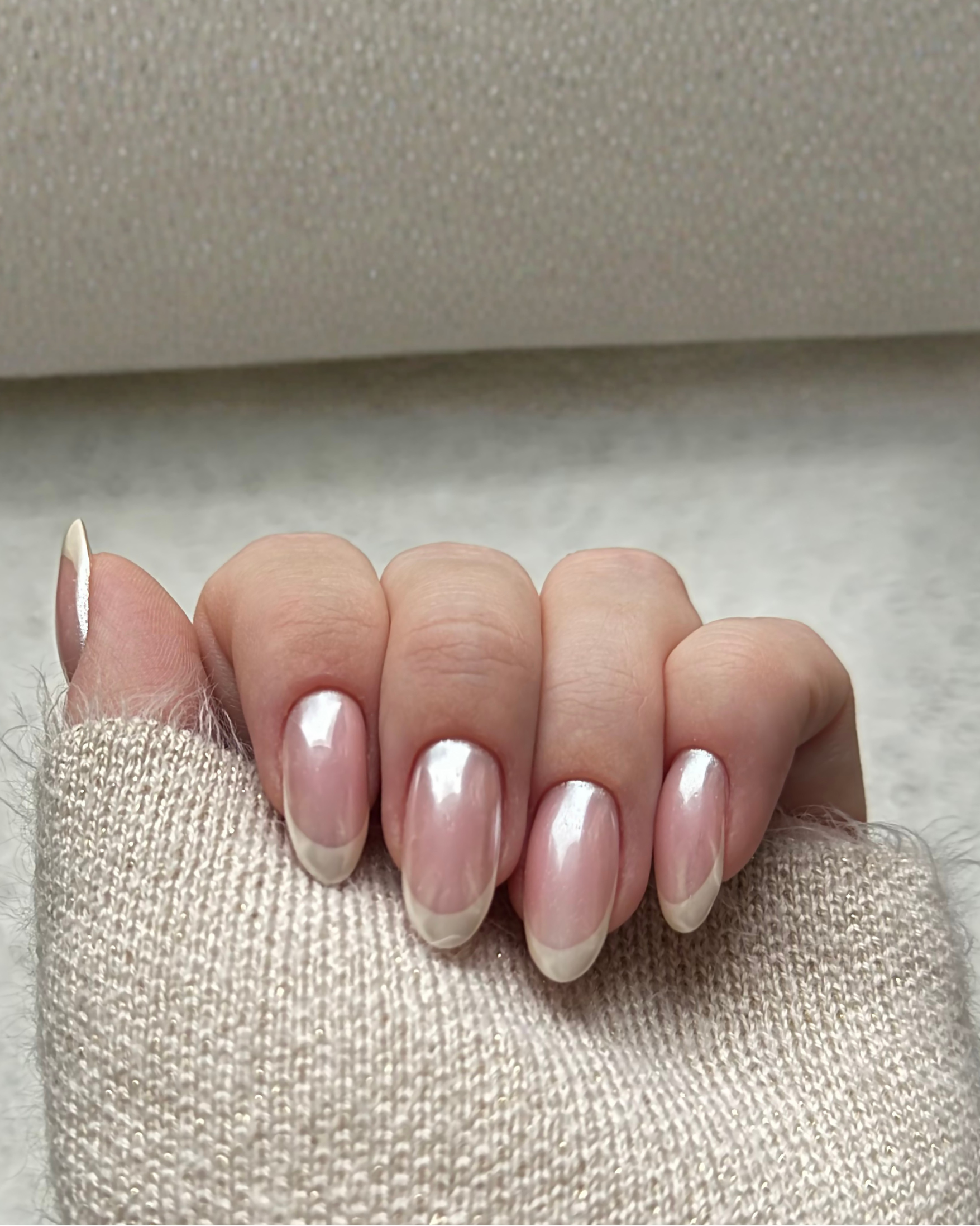 Natural Acrylic Gel Nails