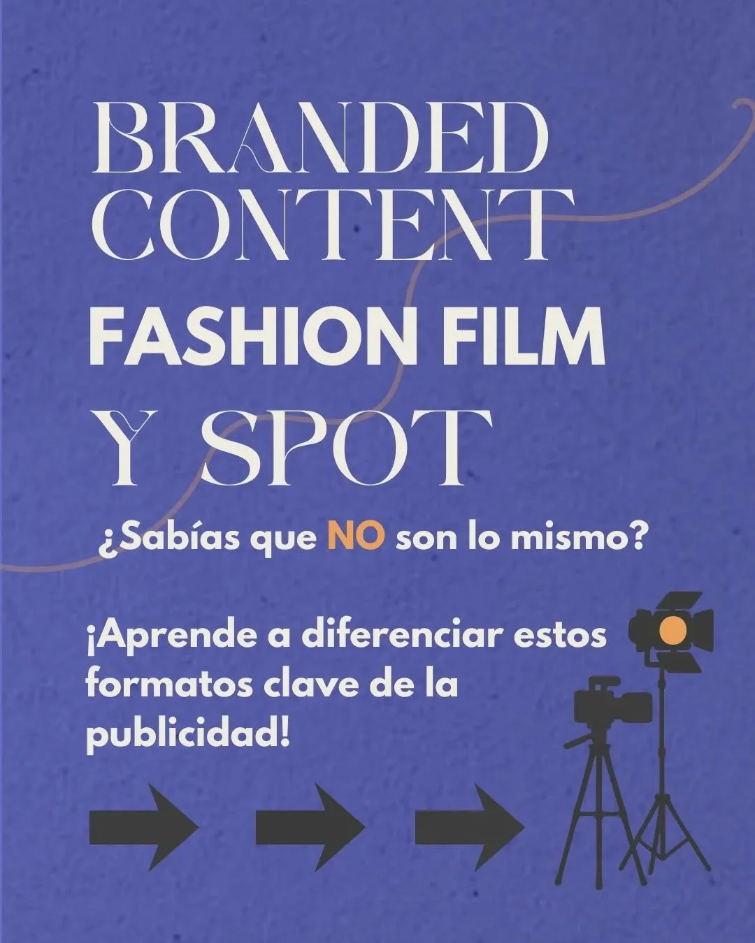 Branded Content, Fashion Film y Spot publicitario ✨
Parece que hablan de lo mismo&hellip; pero no.
En realidad, son formatos distintos, con objetivos diferentes y l&iacute;mites cada vez m&aacute;s flexibles.
En este carrusel te explicamos de forma c