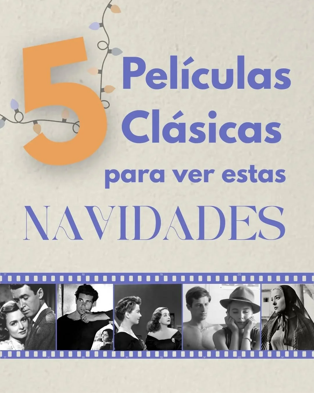 Estas Navidades, Cinemar te invita a disfrutar de 5 grandes cl&aacute;sicos del cine! 🎬🎄

1. &iexcl;Qu&eacute; bello es vivir!

2. La terra trema

3. Eva al desnudo

4. Al final de la escapada

5. Viridiana

&iquest;Ya has visto alguna de estas joy