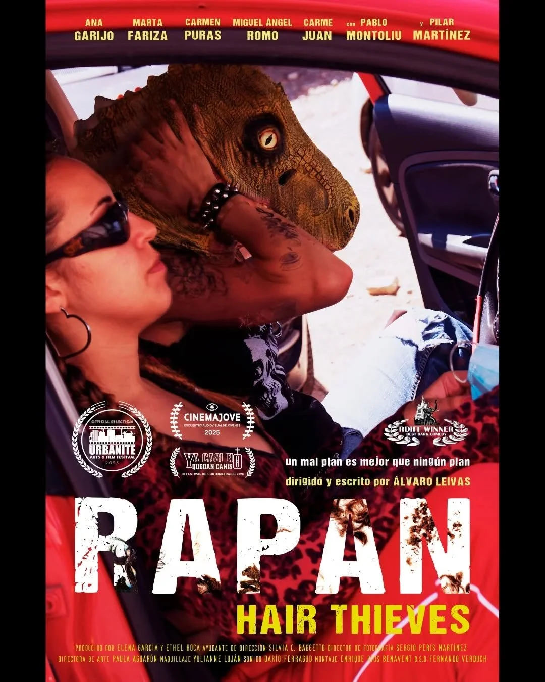 Cartel oficial de RAPAN ✂️ 
"Un mal plan es mejor que ning&uacute;n plan." 

Felices del recorrido internacional que est&aacute; teniendo por diferentes festivales. ✨️🙌🏽

#cortometraje #cortodeacci&oacute;n #producci&oacute;naudiovisual #