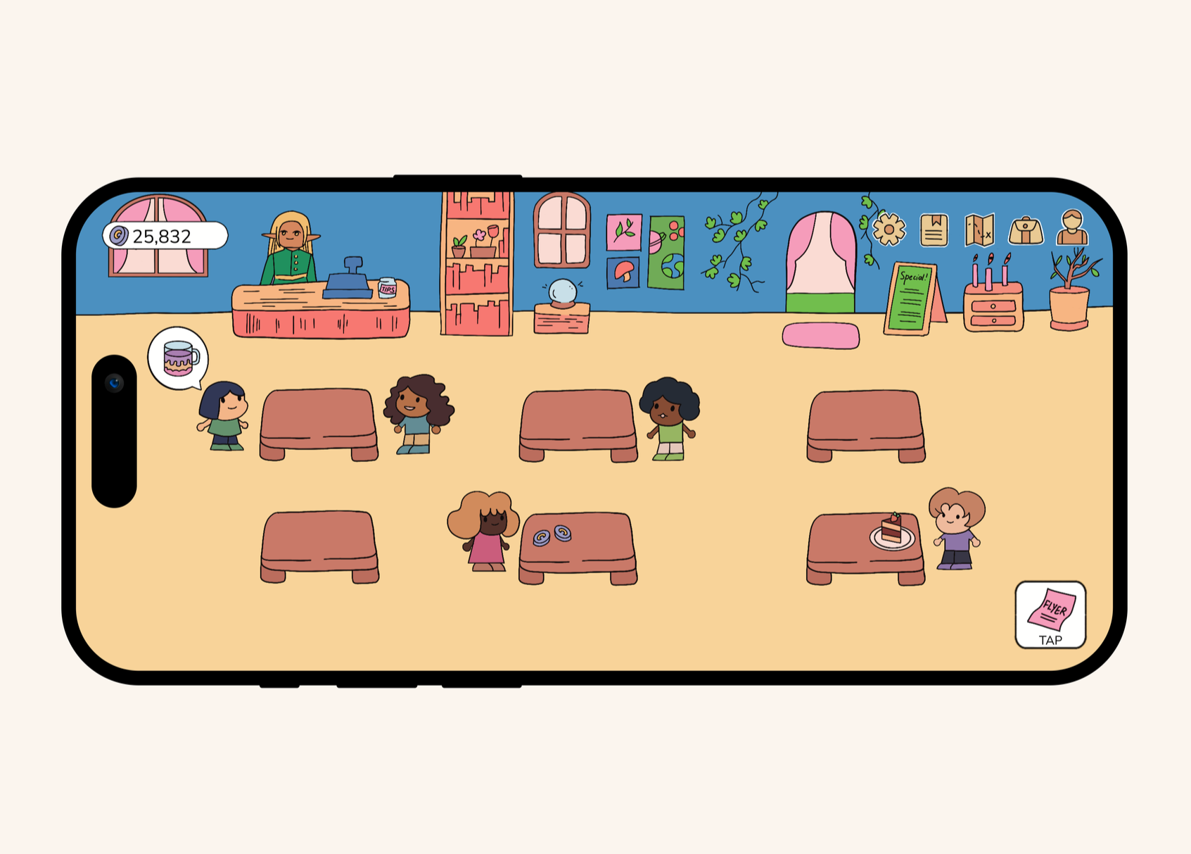 Mythical Cafe - Game Design