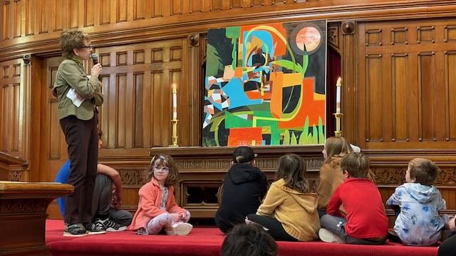 Karen Painting with Children's Chate