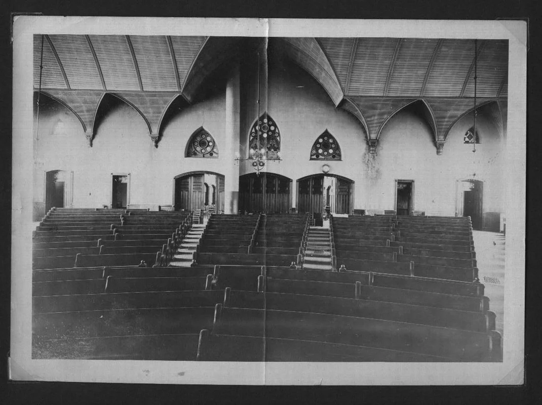 Old back of sanctuary photograph