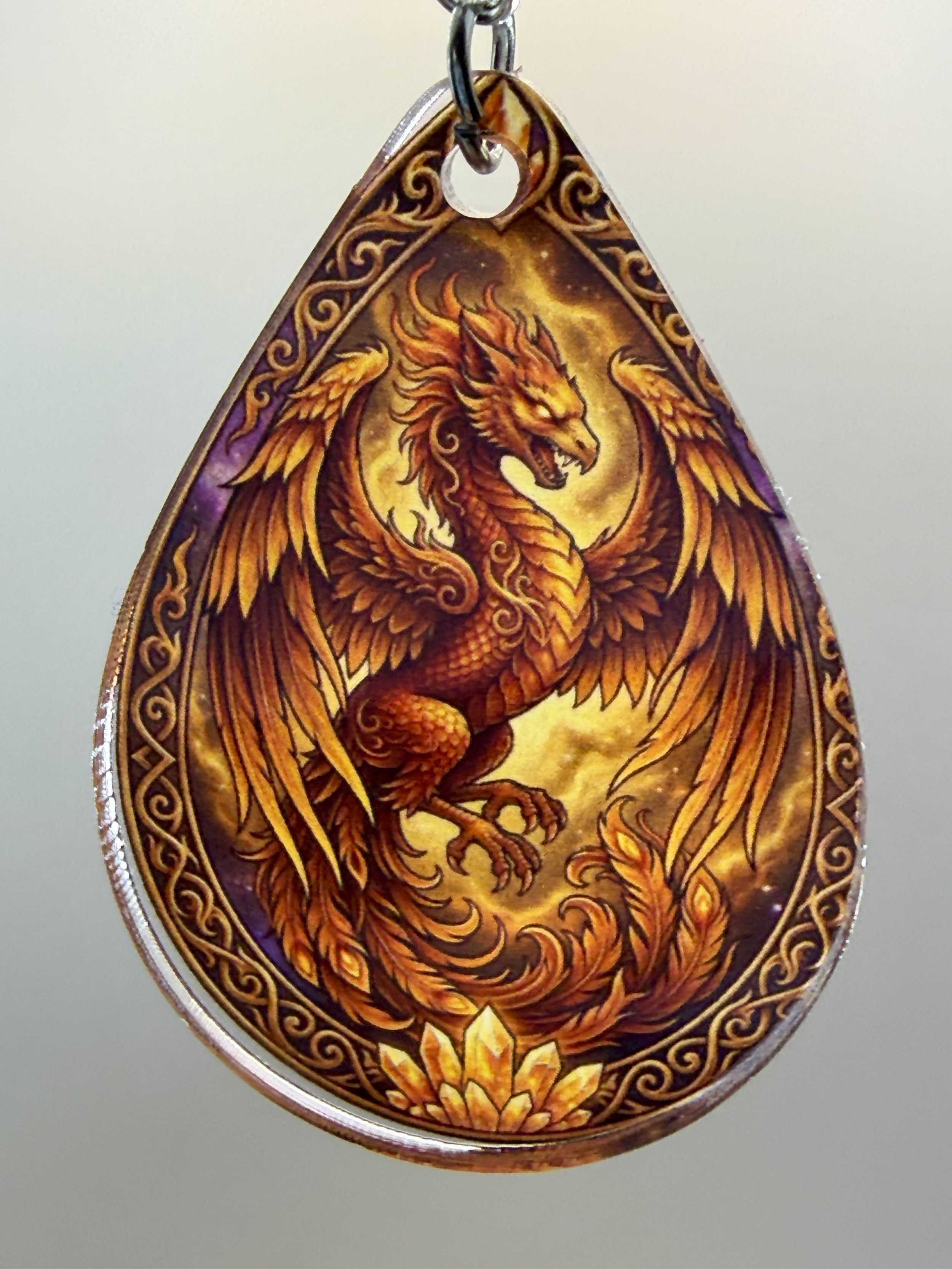 Phoenix Teardrop Earrings