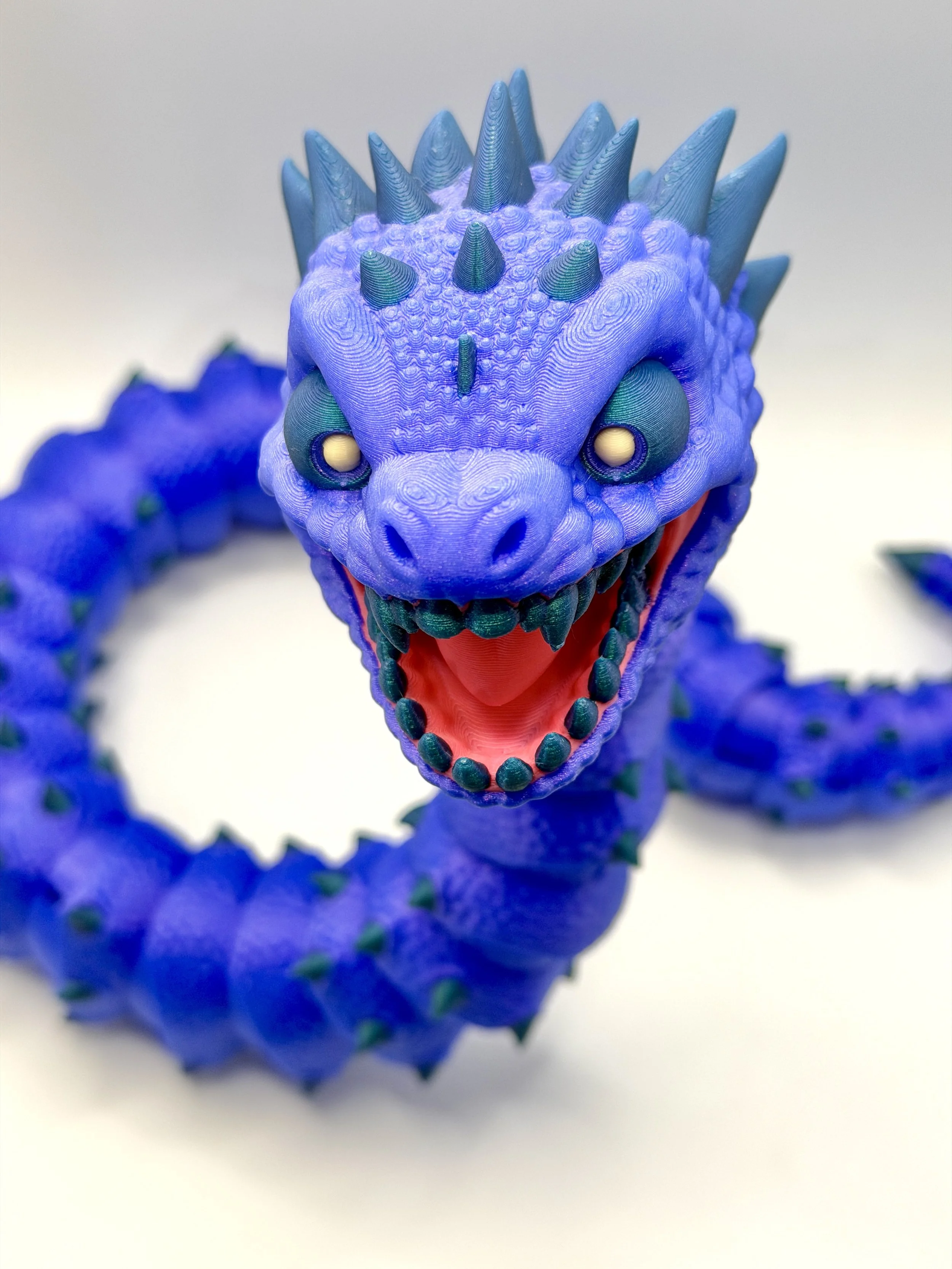 Mystical Blue Dragon Large Flexi Toy