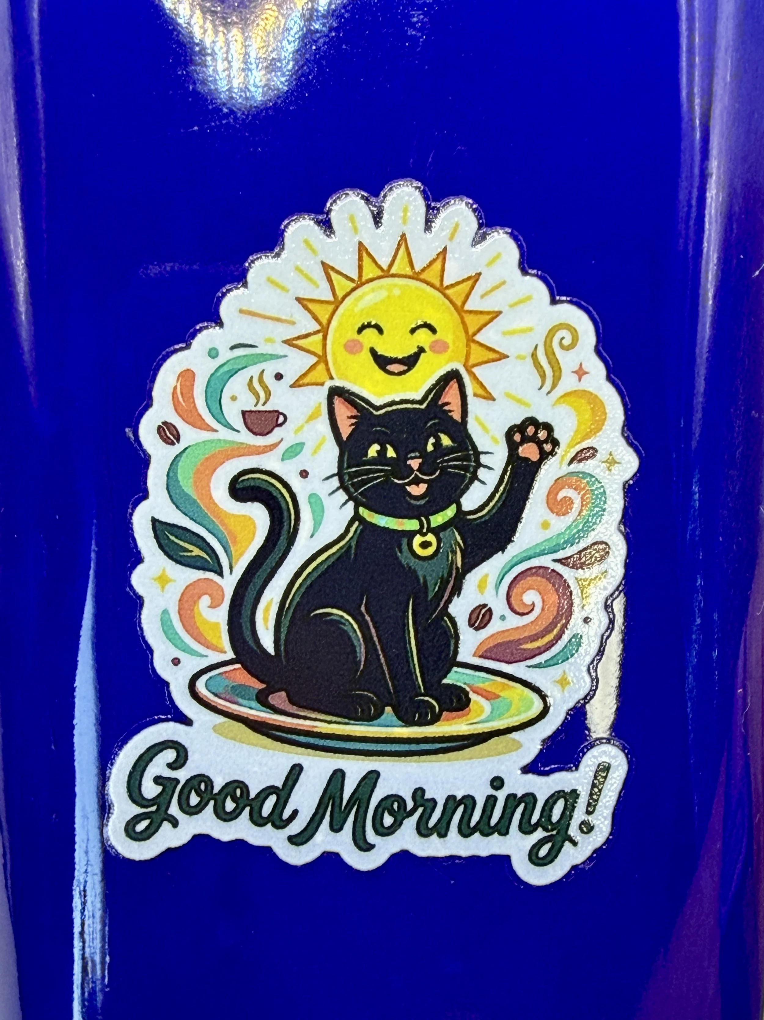 Good Morning Sunshine Cat Coffee Cup