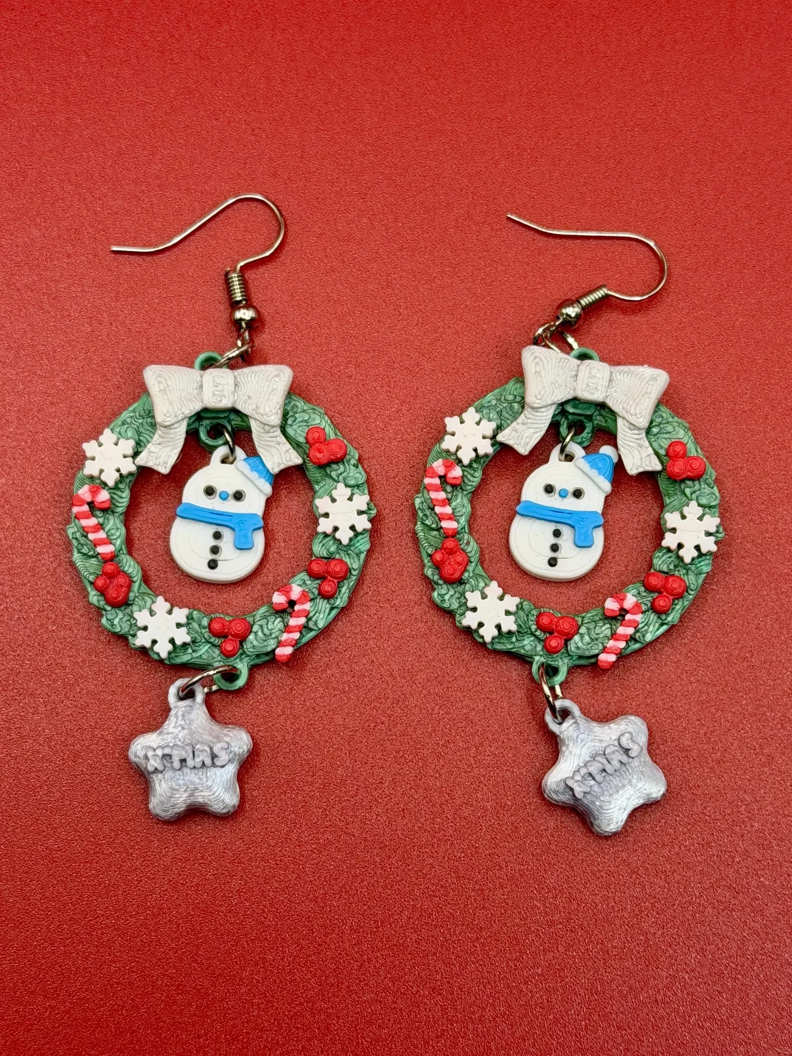 Snowman Holiday Earrings