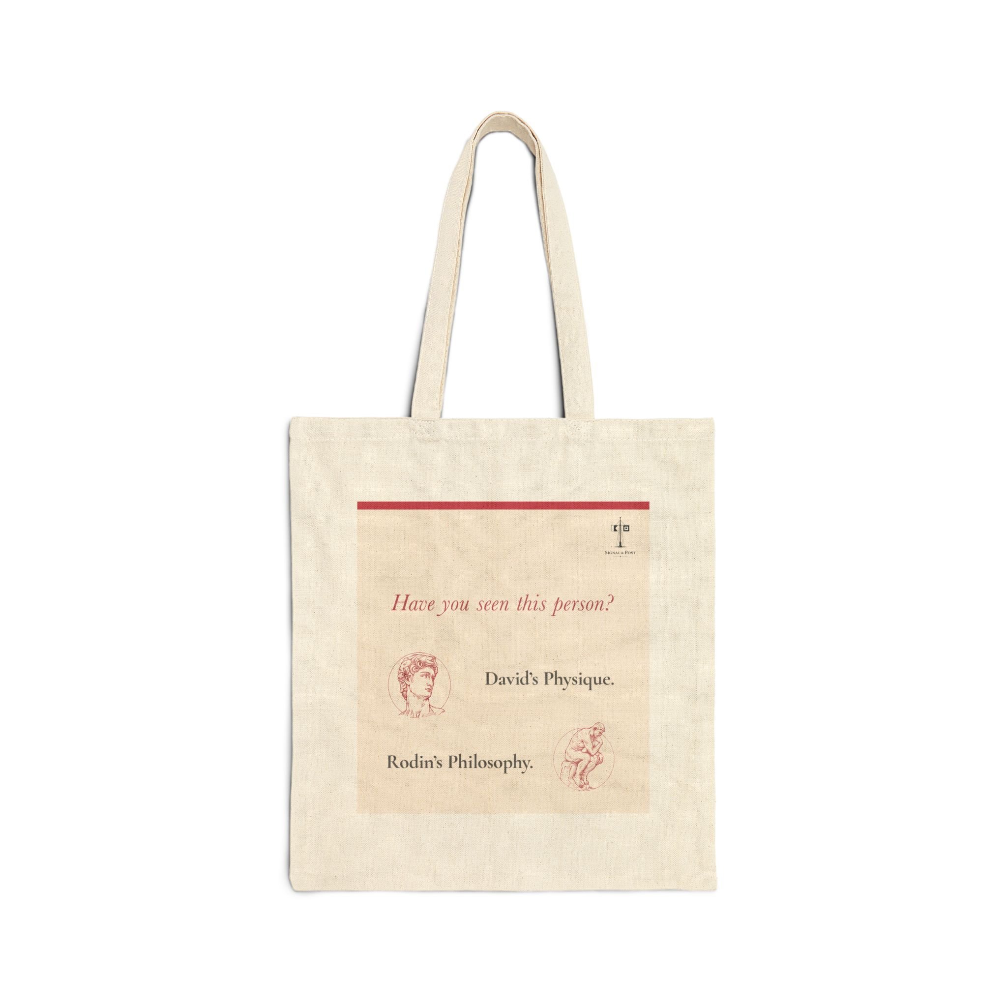David x Rodin Tote Bag — On a New Species of Human Being
