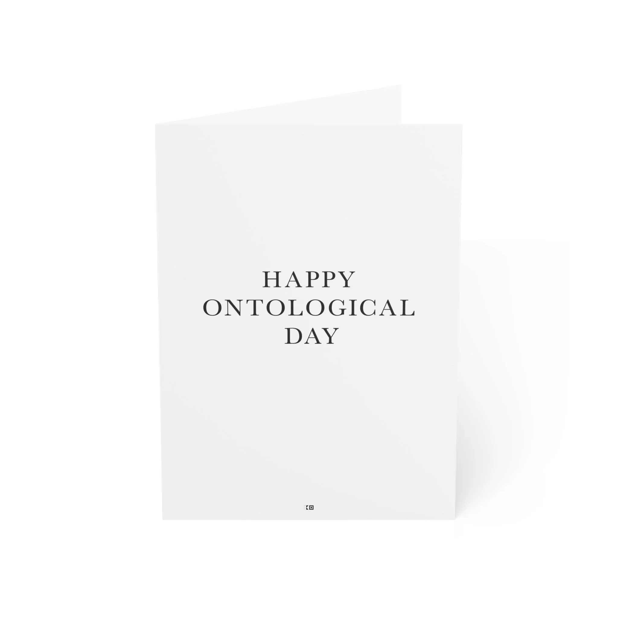 Happy Ontological Day