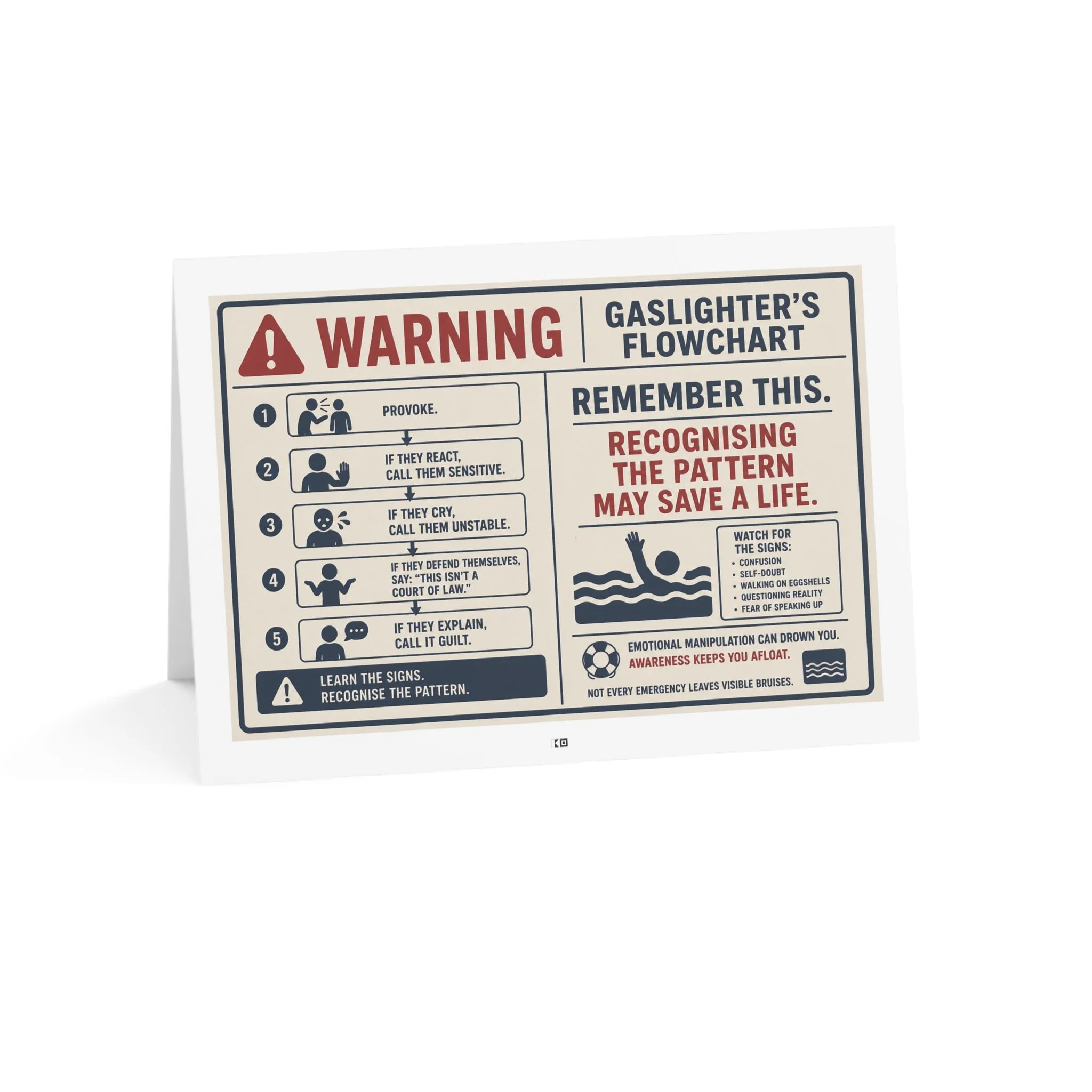 Gaslighting Signs PSA