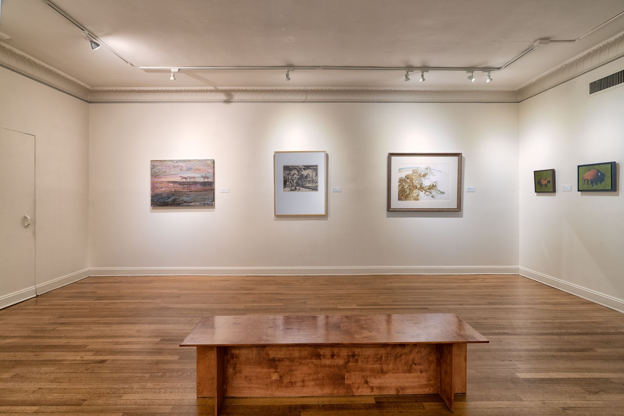 Installation view of American Cowboy: Alternative Landscapes, Masur Museum of Art, 2025 
Courtesy of Patrick Hargon