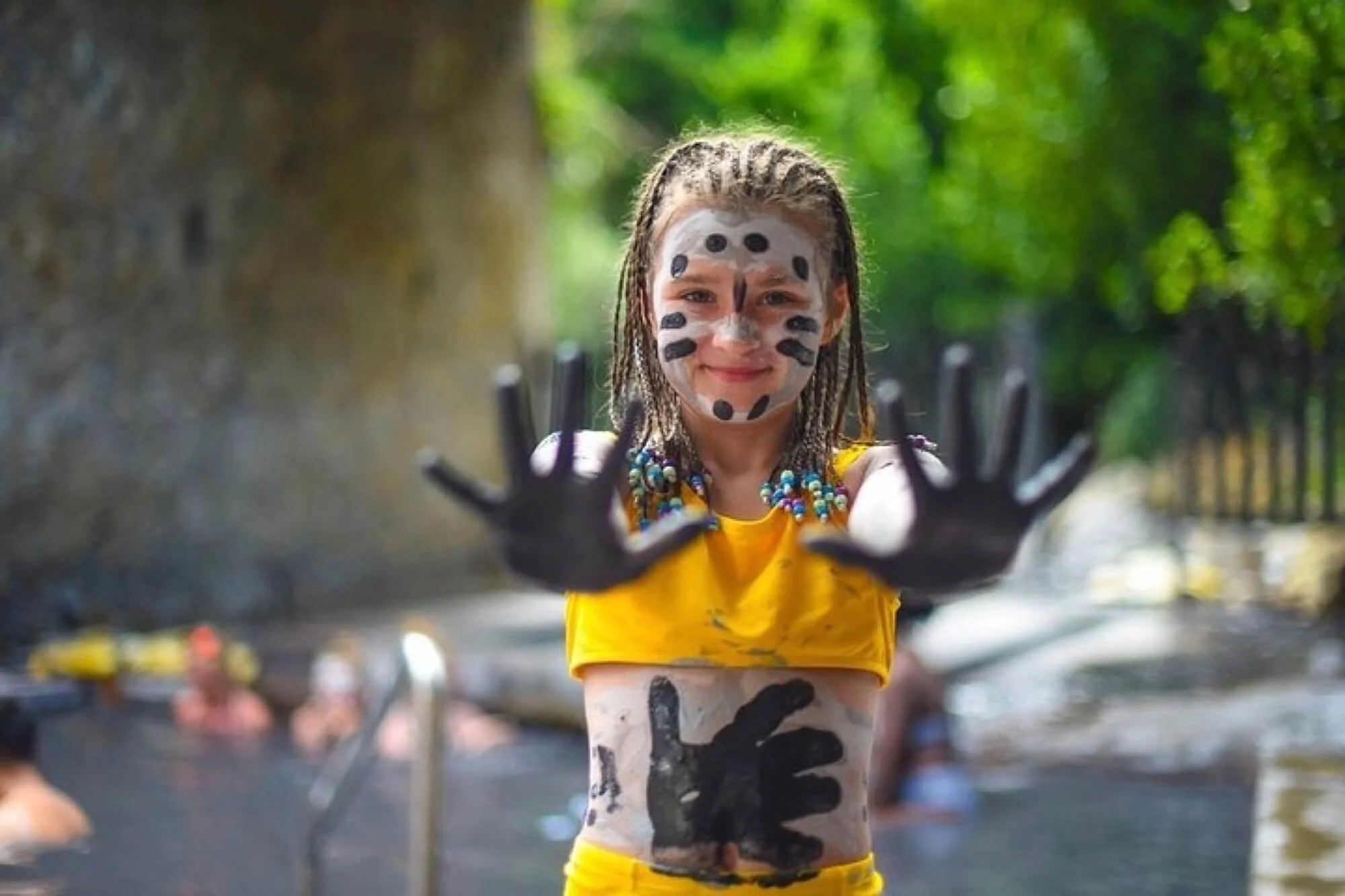 Gril at St. Lucia Sulphur Springs Mud Baths