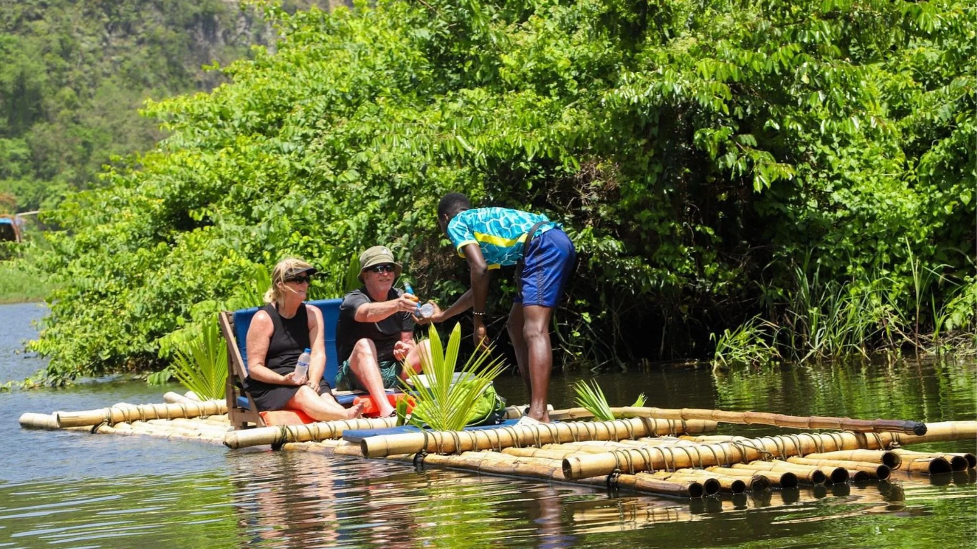 Bamboo Rafting in St. Lucia