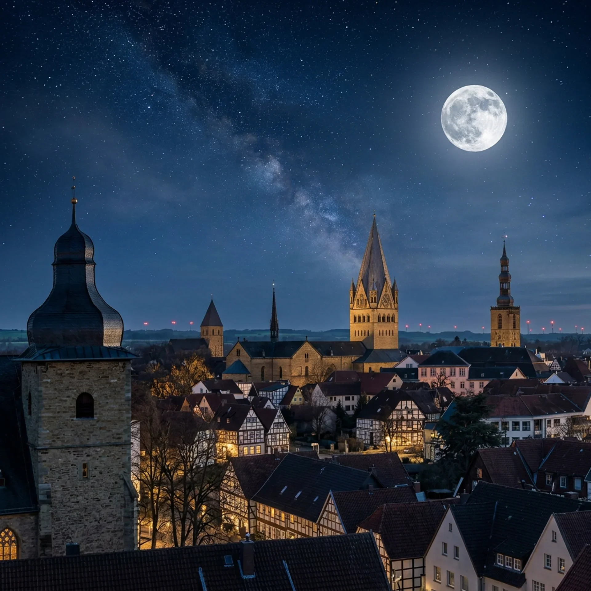 Soest bei Nacht