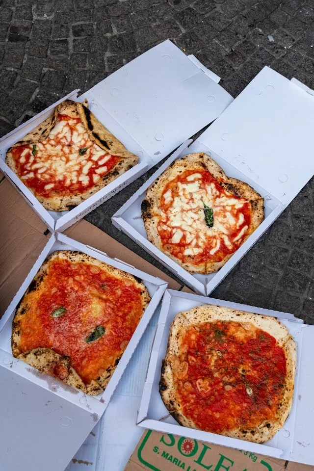 pizza in Naples, Italy