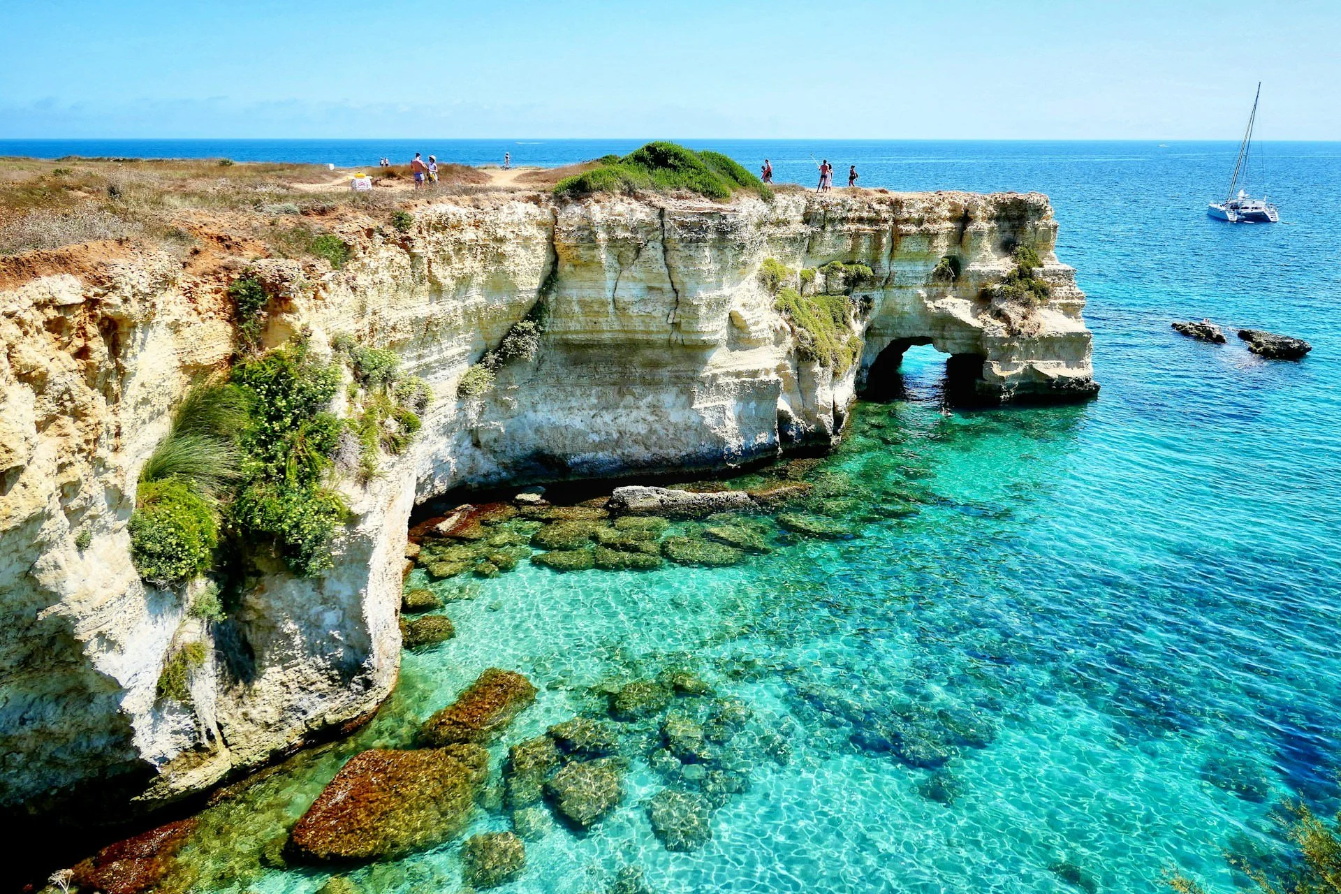 Faraglioni di Torre Sant'Andrea, Melendugno, Otranto, Puglia, Italy