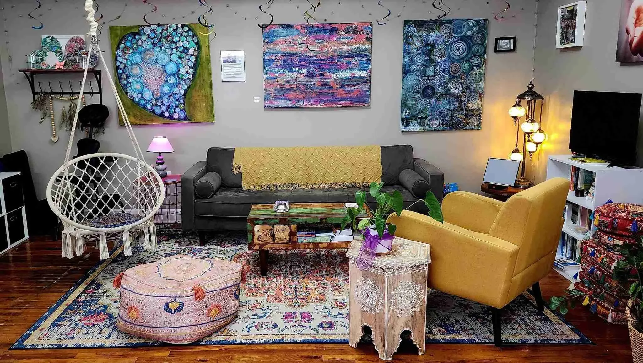 Image of Spirit Well Sensory Lounge space in Stuart, Florida.