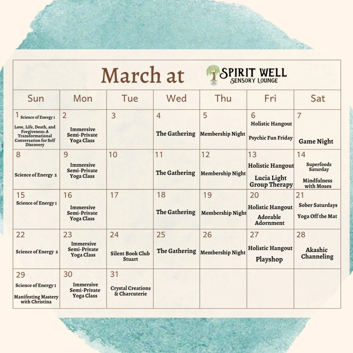 ✨ MARCH AT SPIRIT WELL &mdash; THE MONTH OF MOMENTUM, MAGIC &amp; BECOMING ✨

March doesn&rsquo;t tiptoe in&hellip; it stirs the soil of your life.
It&rsquo;s the season where inner whispers turn into brave steps, where fresh energy hums through your
