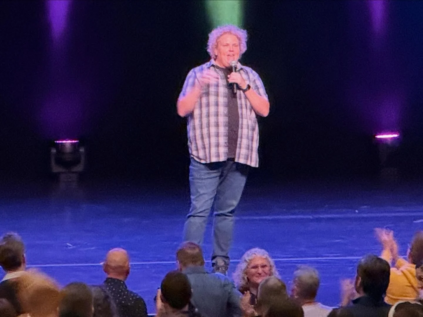 Certainly not the best picture in the world and doesn&rsquo;t capture the pure joy that I felt to see one of my favorite comedians @fortunefeimster in Fort Lauderdale last night. 

A little background on my relationship to stand-up comedy these past 