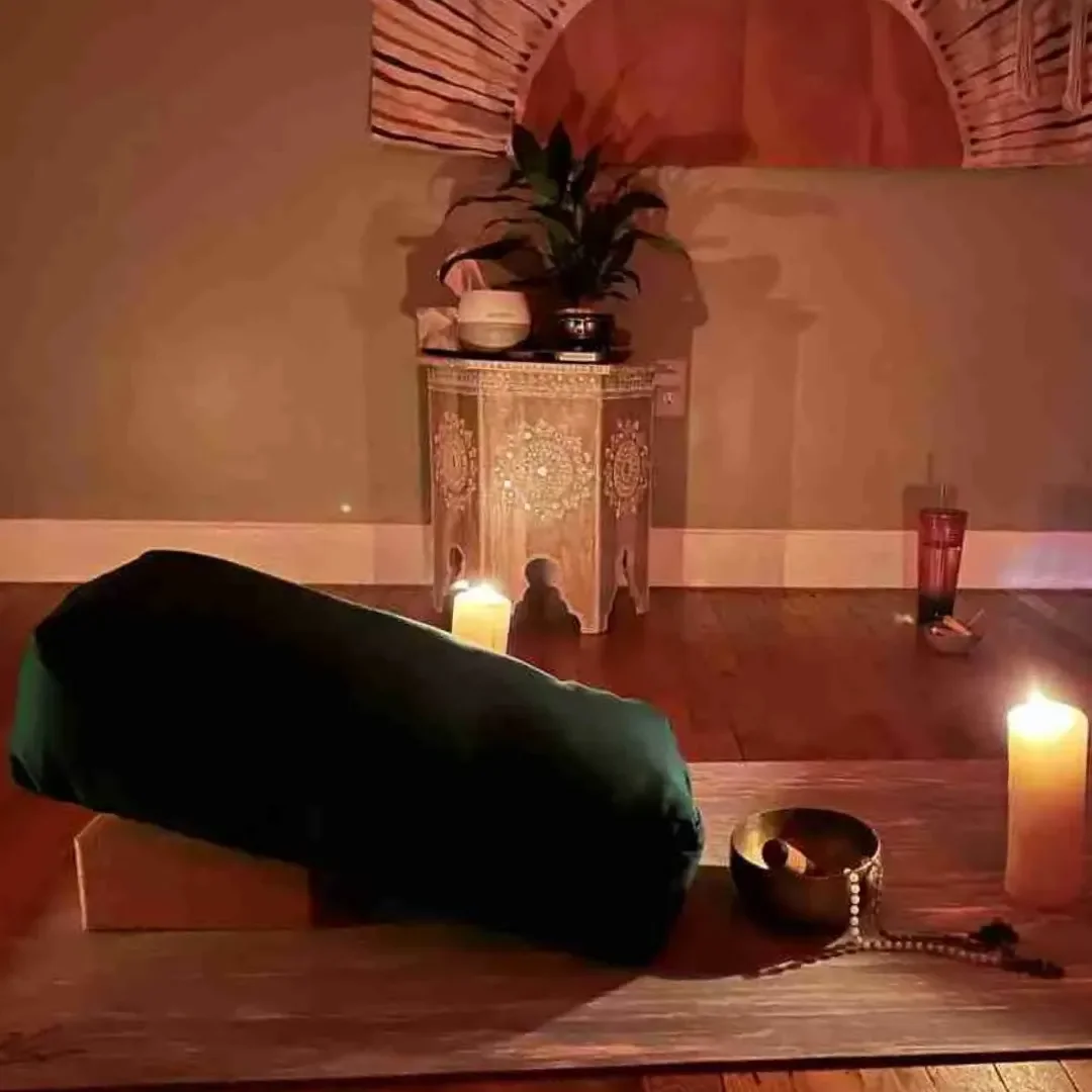 Prana and Meridian Therapy with Amy Spicer at Spirit Well Sensory Lounge in Stuart, Florida. Restorative Yoga and Prana Alchemy on Monday nights with Amy Spicer.