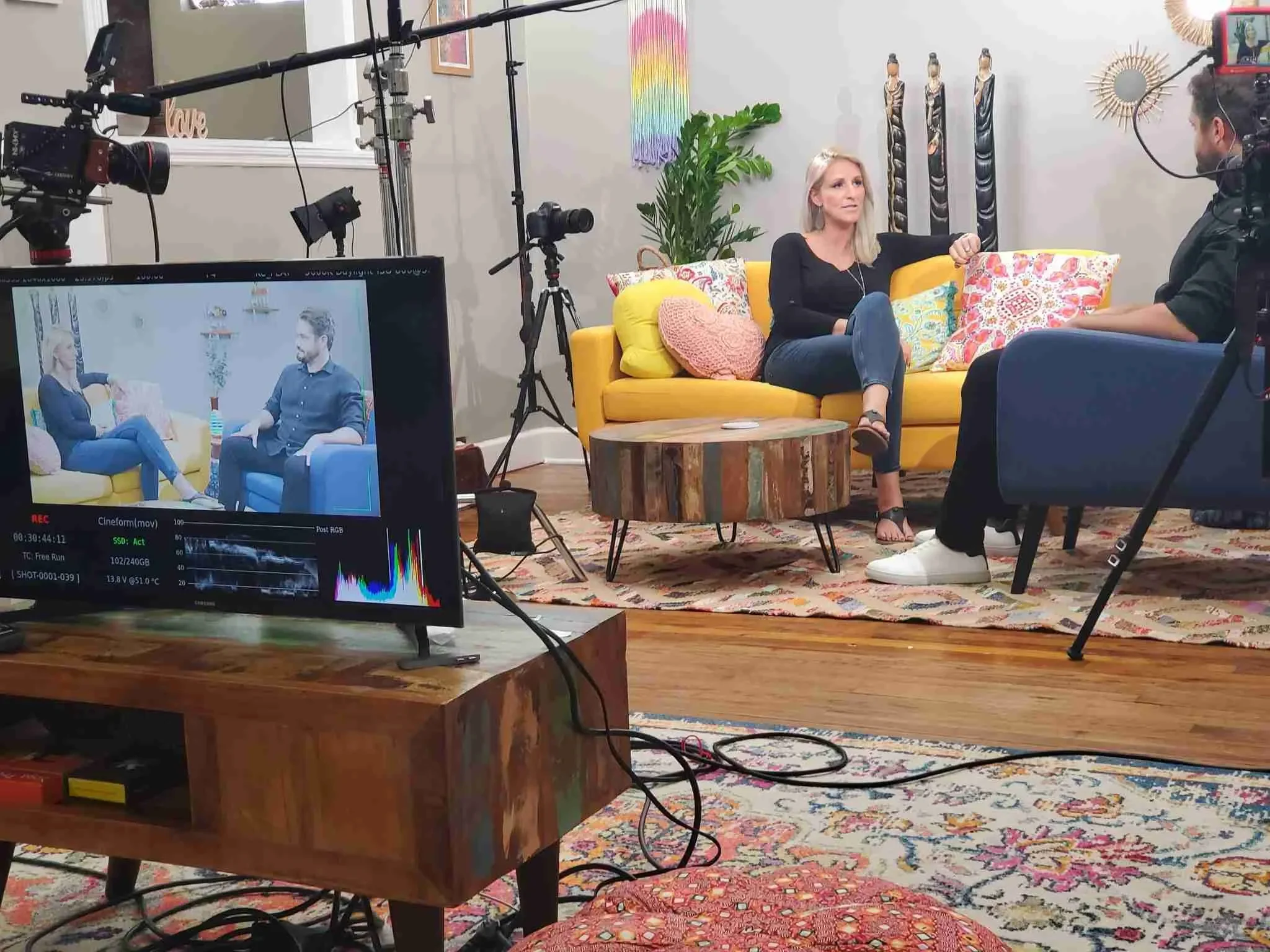 Meg Morley doing mediumship and psychic readings at Spirit Well Sensory Lounge in Stuart, Florida.