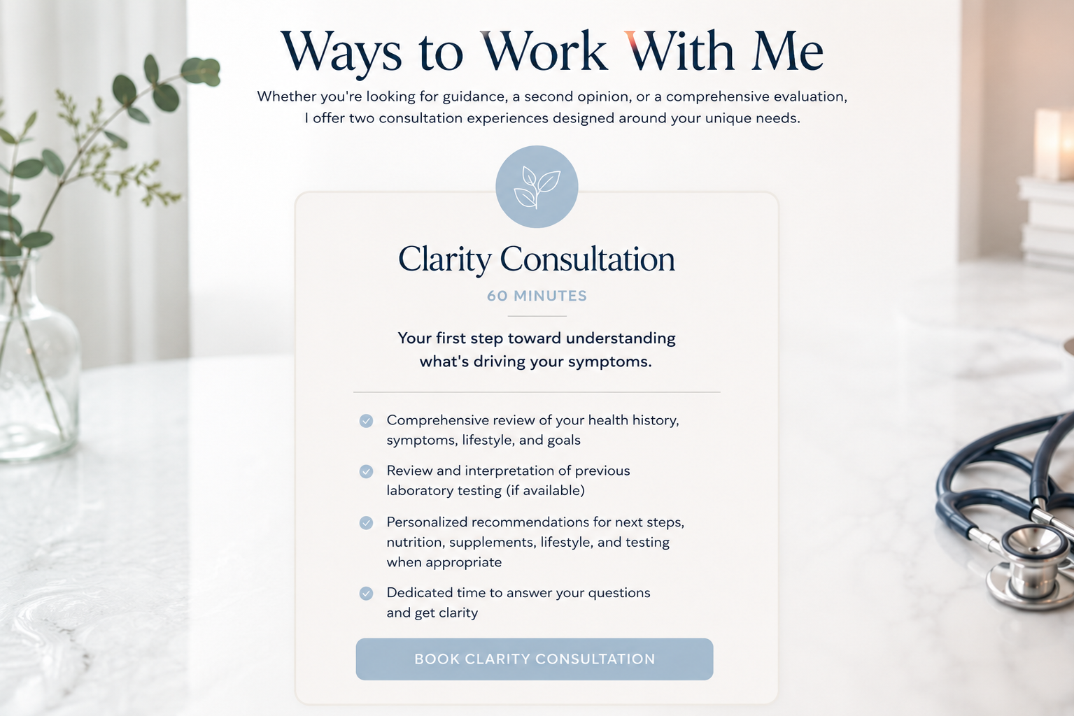 Clarity Consultation