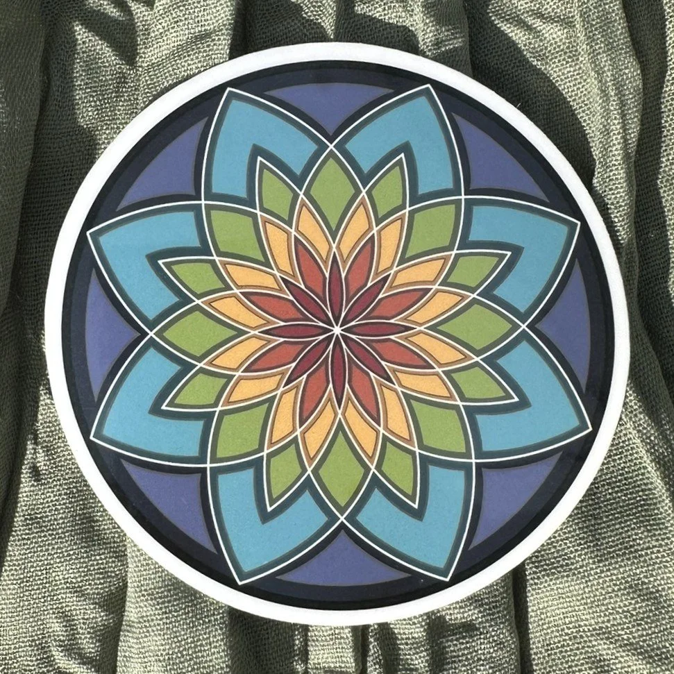 Mandala Sticker - Rainbow