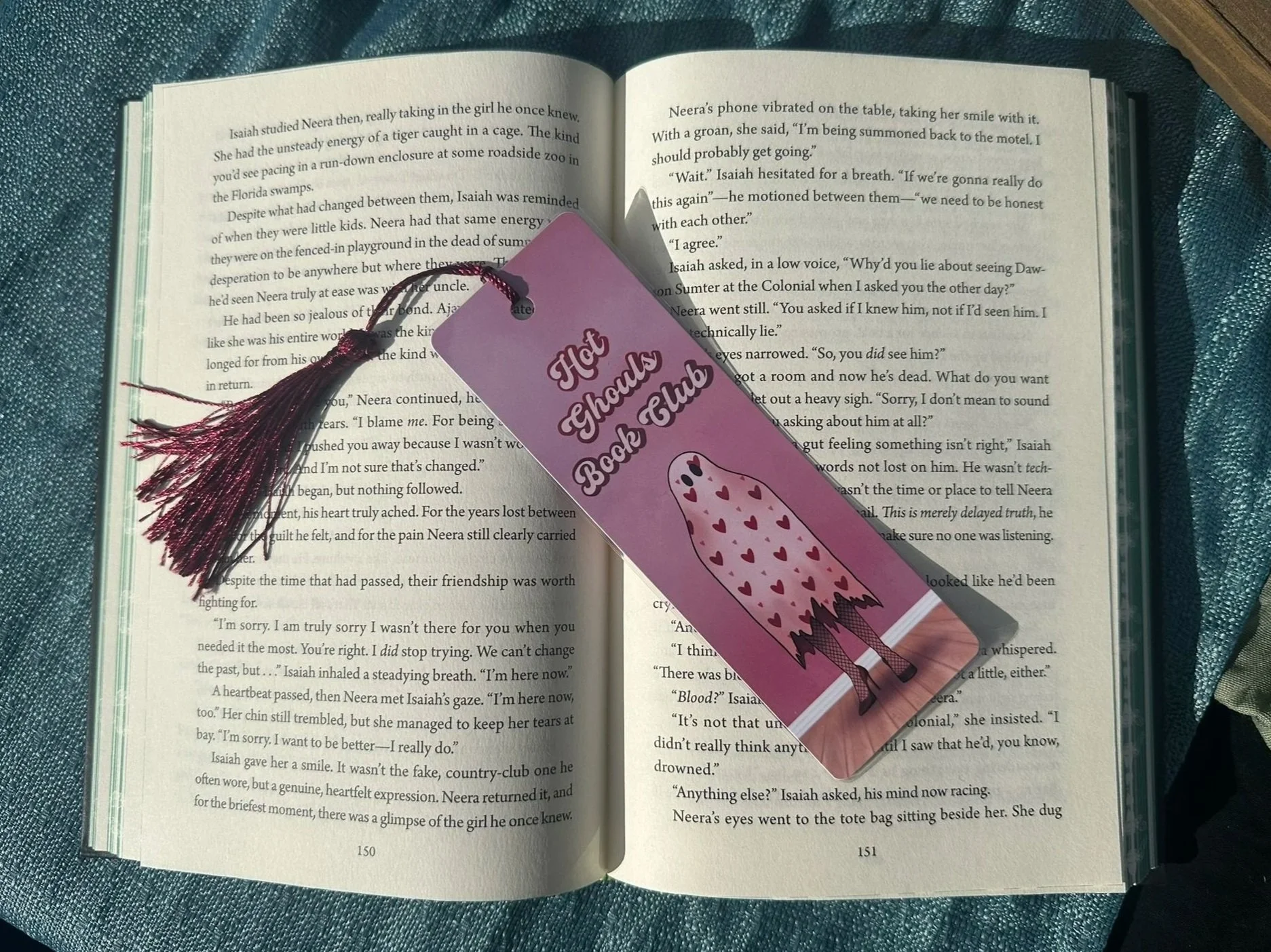 Hot Ghouls Book Club Bookmark