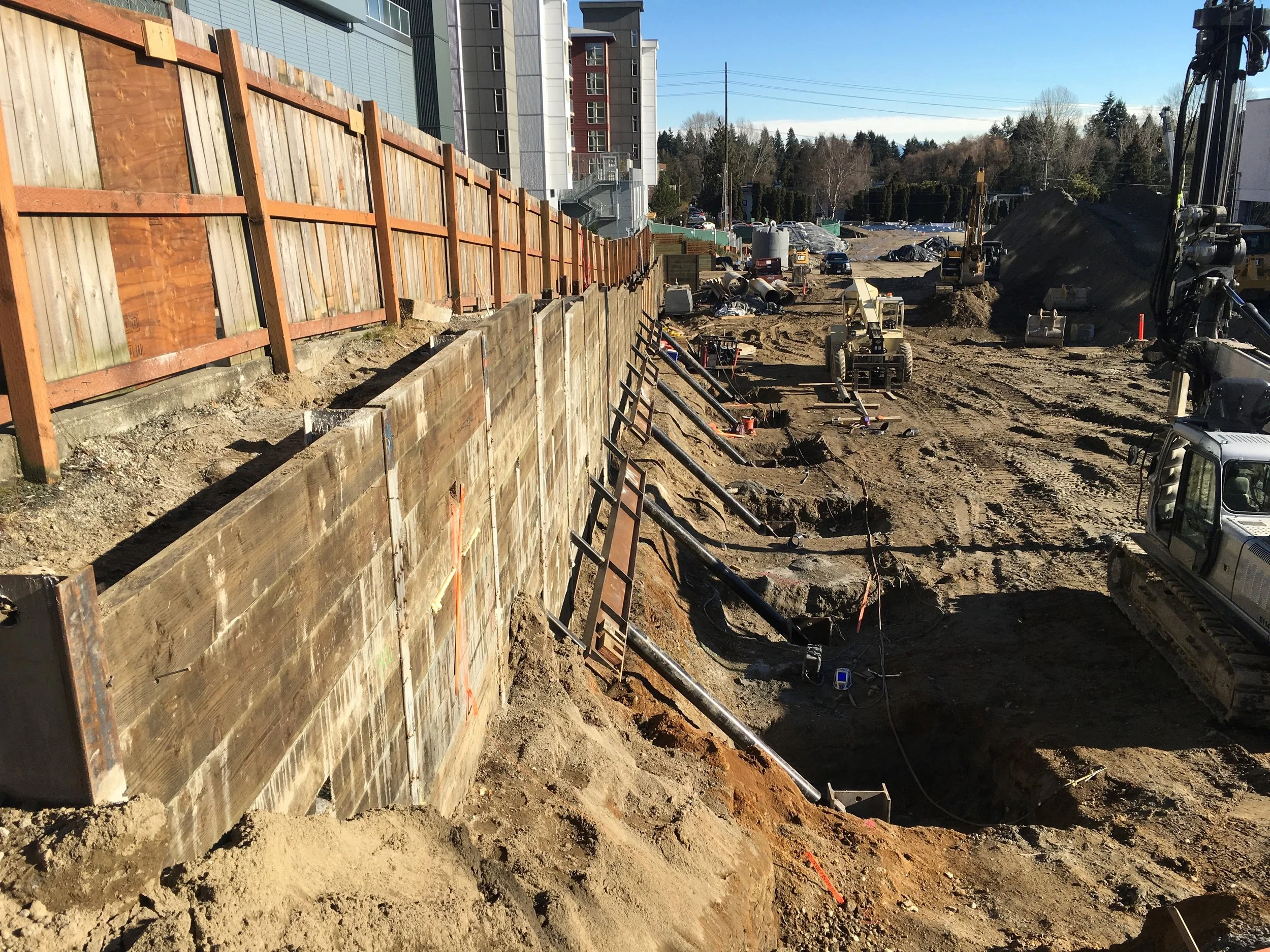 Soldier Piles & Rakers | GRE Northgate Apartments | Venture | Seattle, WA