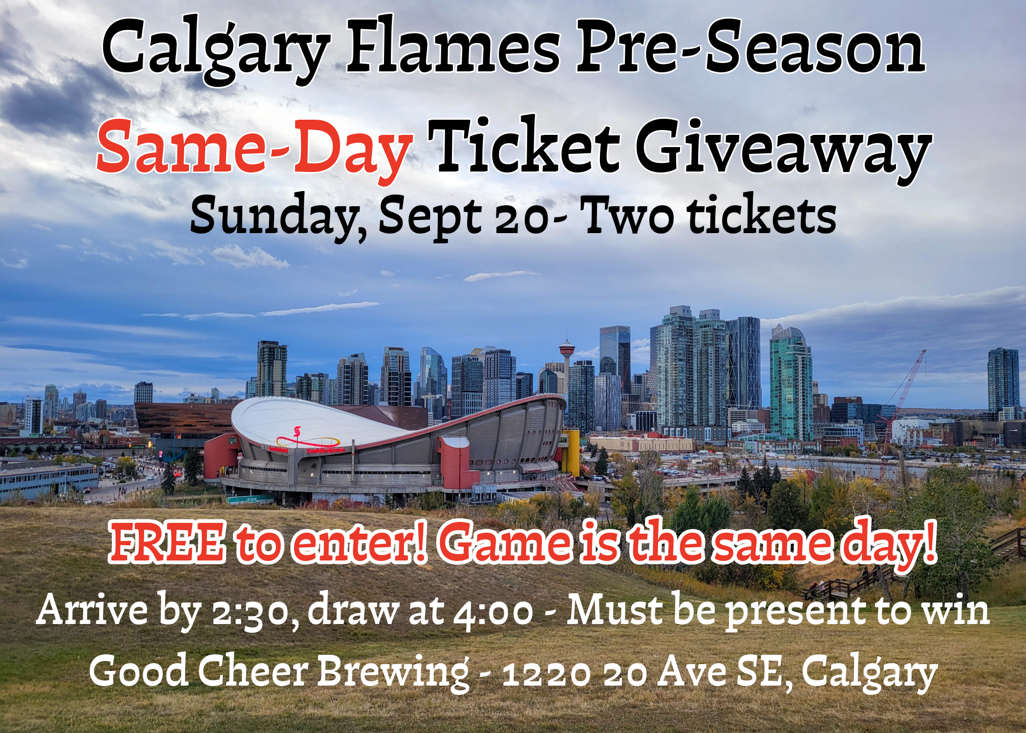 Calgary Flames Same-Day Ticket Giveaway