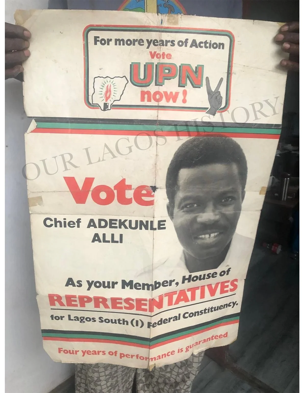 Chief Adekunle Alli Campaign Poster