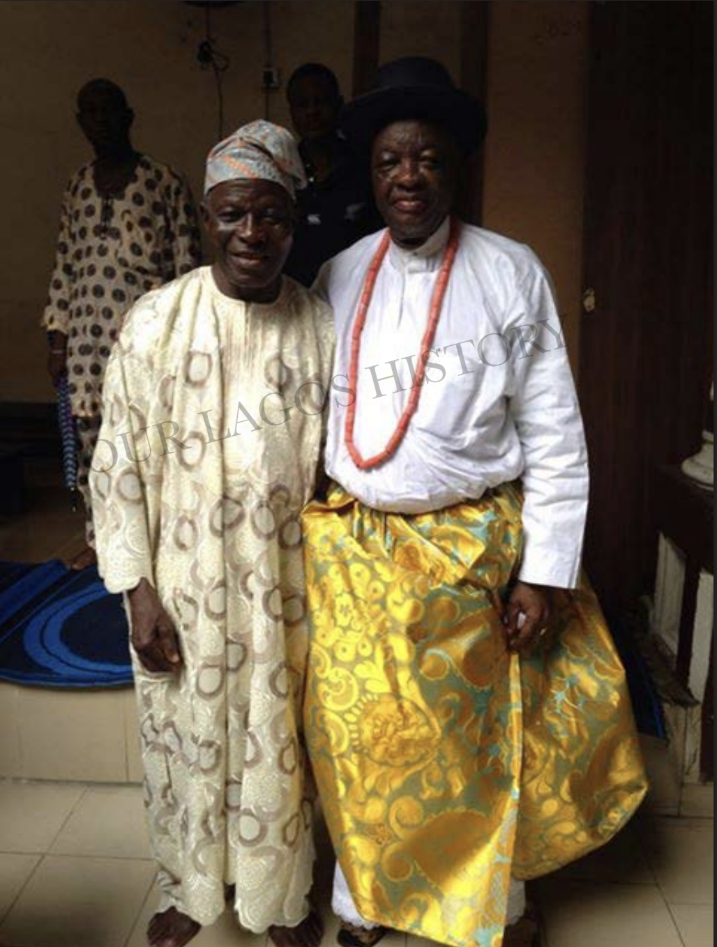 Hon. Adekunle Alli and an Unknown Chief
