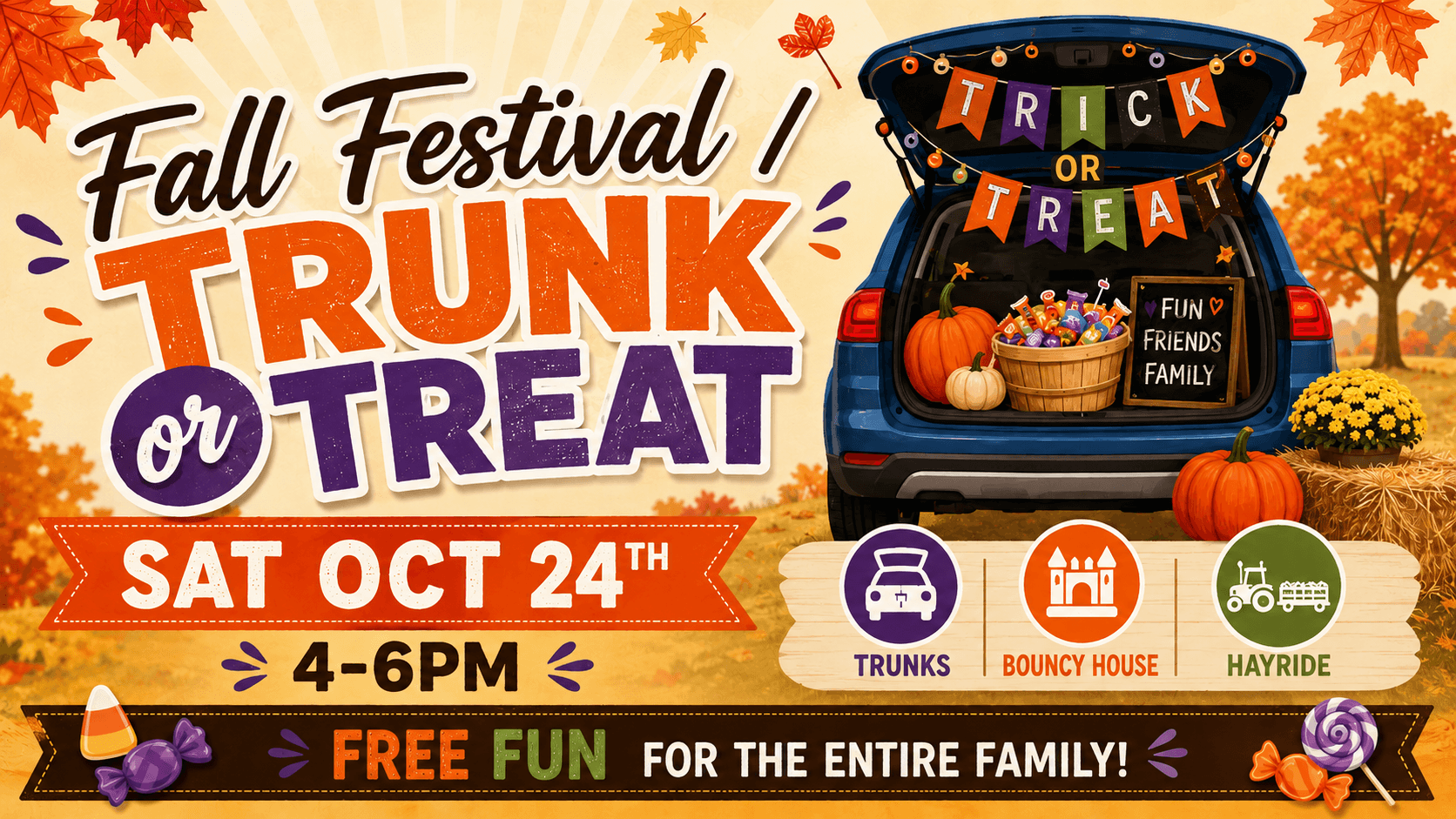 Trunk or Treat Fall Festival