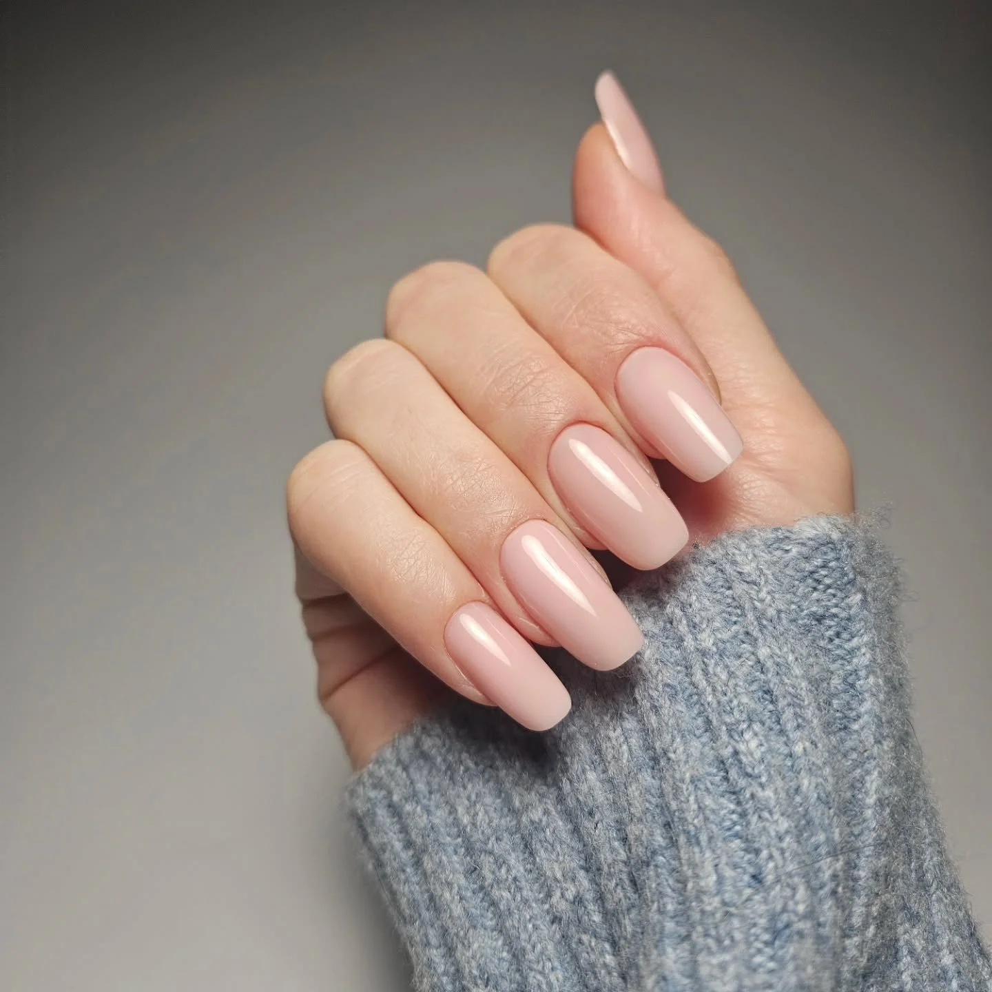 In a world full of glitter and elaborate holiday nail art, there's a quiet strength in simple, clean elegance.

Sometimes, the most luxurious look is the one that is effortless and pristine. This perfect milky pink shade and the impeccable, clean man
