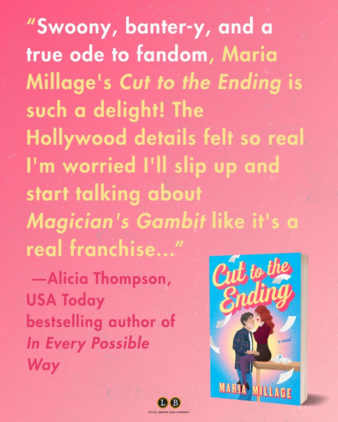 Very honored to be sharing this week&rsquo;s blurb from a true powerhouse of the romance genre @aliciabooks! I have been such a fan of Alicia&rsquo;s since her debut (and will gladly talk your ear off about all the ways With Love, from Cold World re-