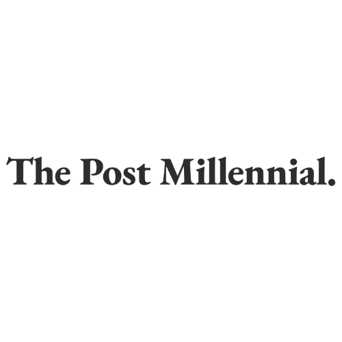 The Post Millennial logo featuring a black windmill with the publication name beneath.