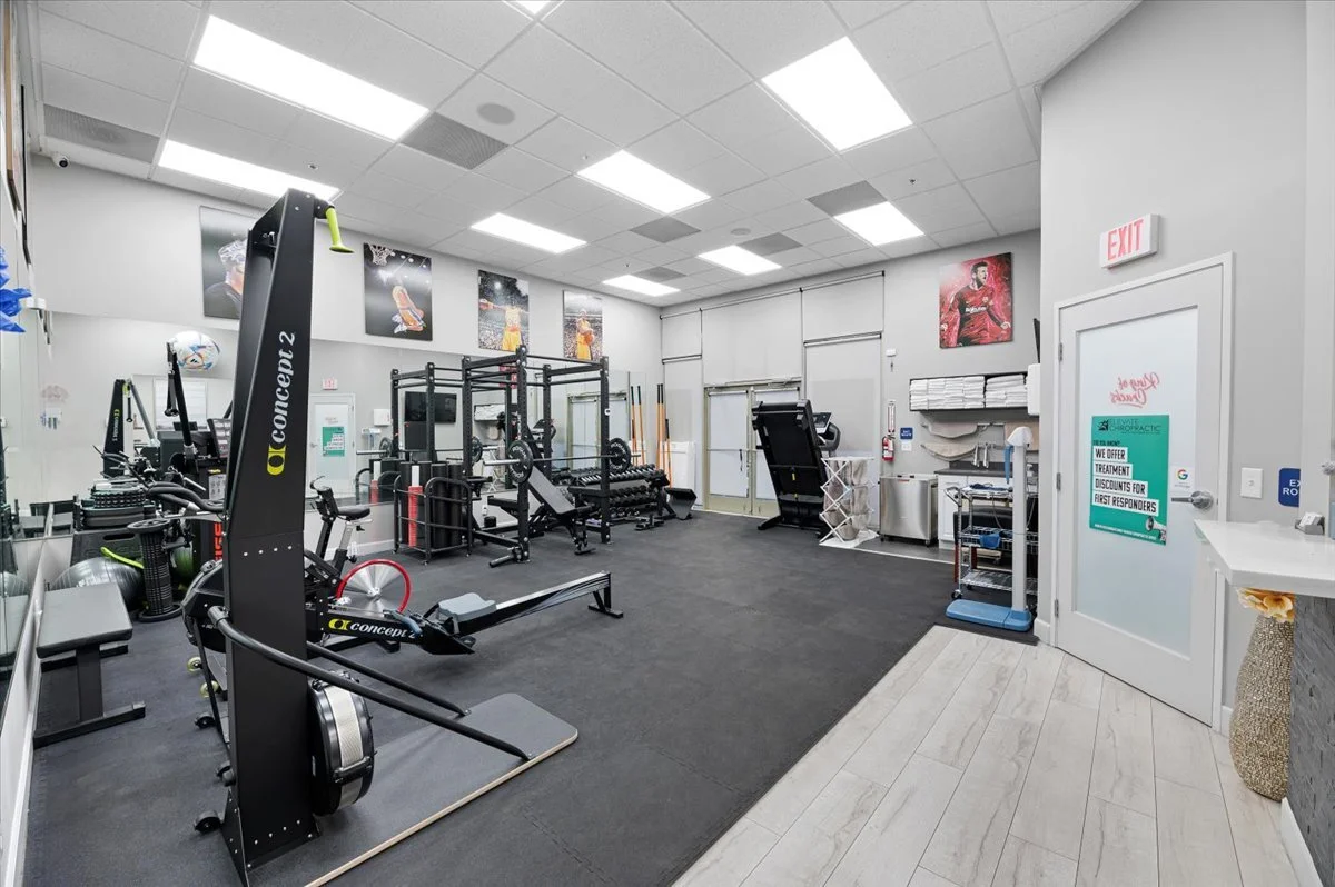 Chiropractic office interior commercial photography Southern California