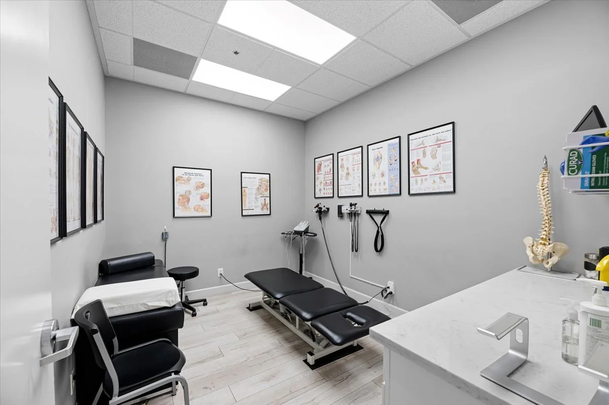 Chiropractic office interior commercial photography Southern California