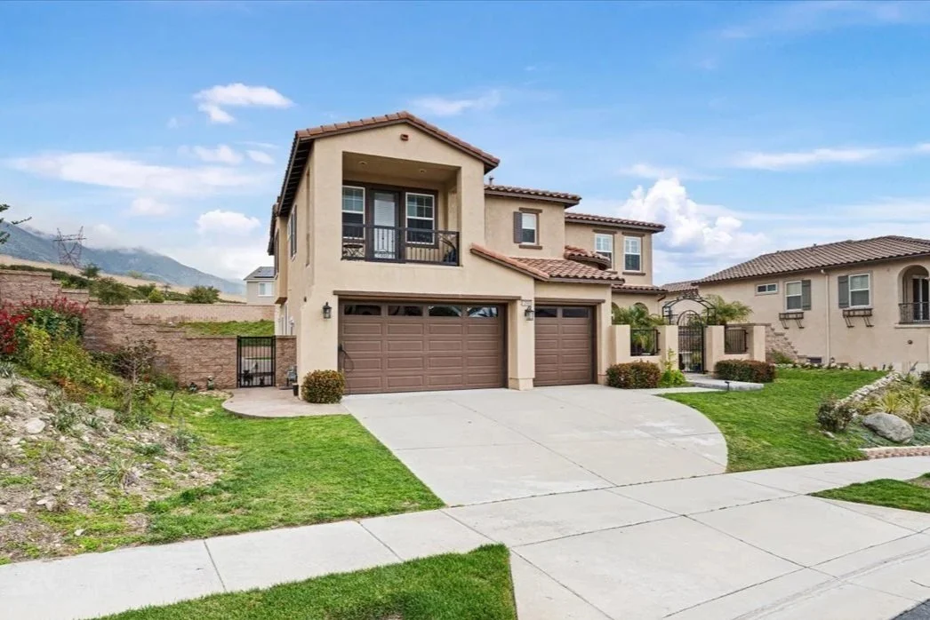 Luxury home exterior real estate photography Rancho Cucamonga CA SoCal Home Photo