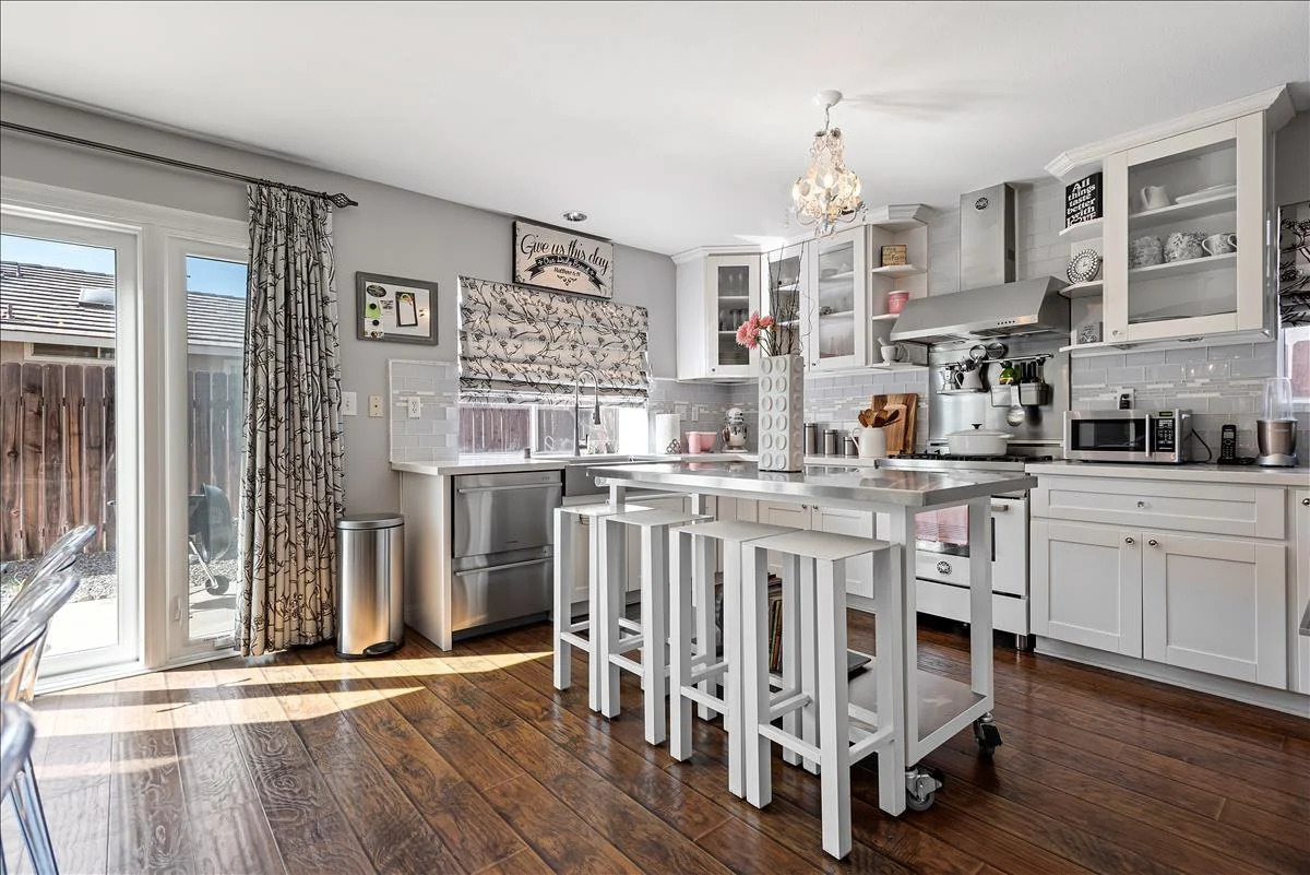 Modern bright kitchen interior real estate photography Fontana CA SoCal Home Photo