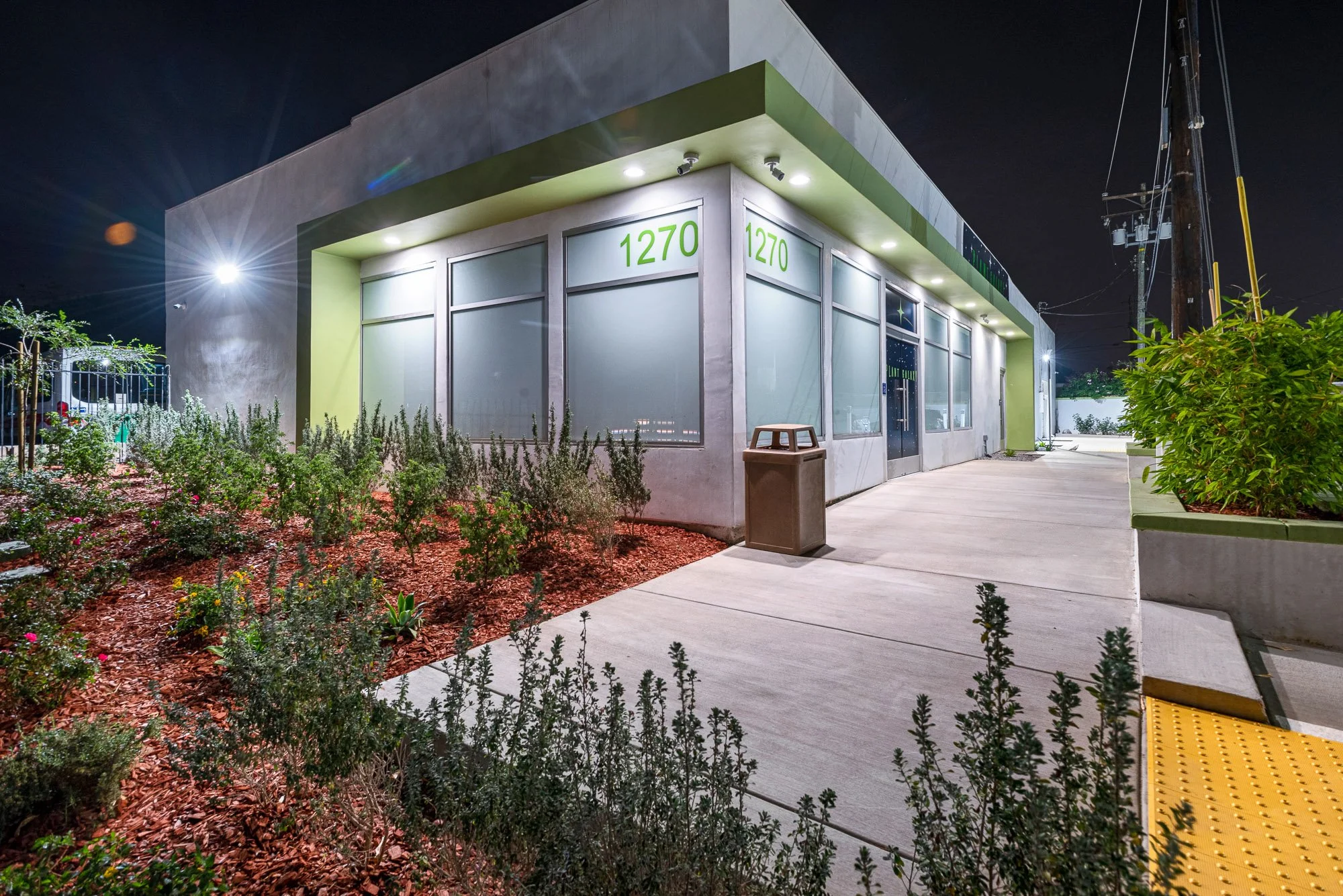Plant Galaxy dispensary exterior commercial photography Southern California SoCal Home Photo