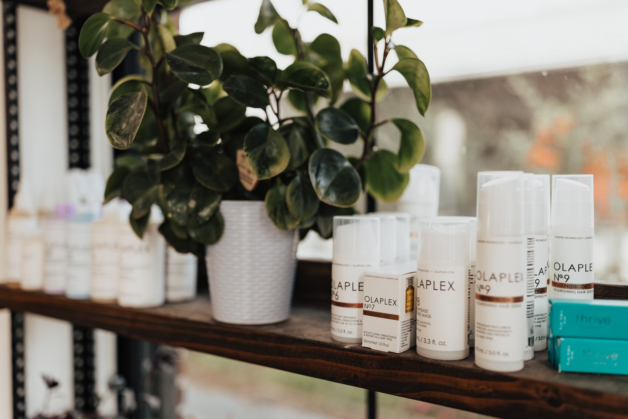 Bright, welcoming salon space at Paisley Moon in Milton, DE, a long-standing Sussex County hair and beauty destination, featuring Redken, Olaplex, and Amika.