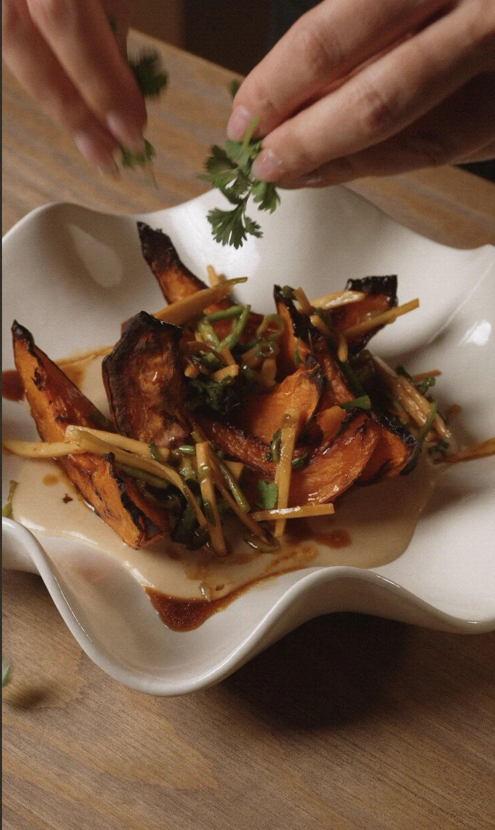 Asian Style Roasted Pumpkin 