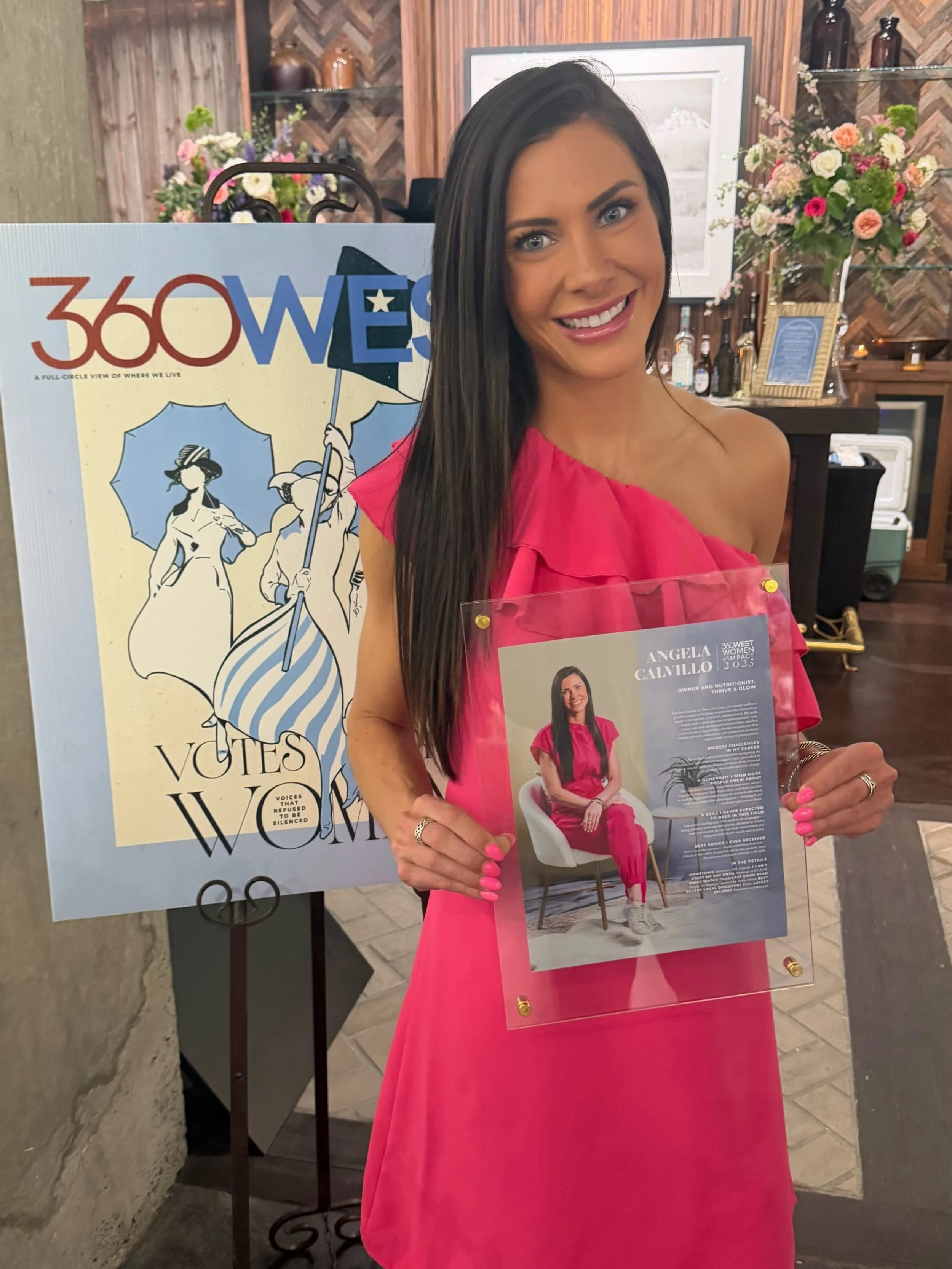 Honored to be recognized as a 360 Women of Impact 2026 ✨
So grateful for every client, supporter, and woman who has trusted Thrive &amp; Glow along the way. Building a business centered around wellness, confidence, and helping women feel their best h