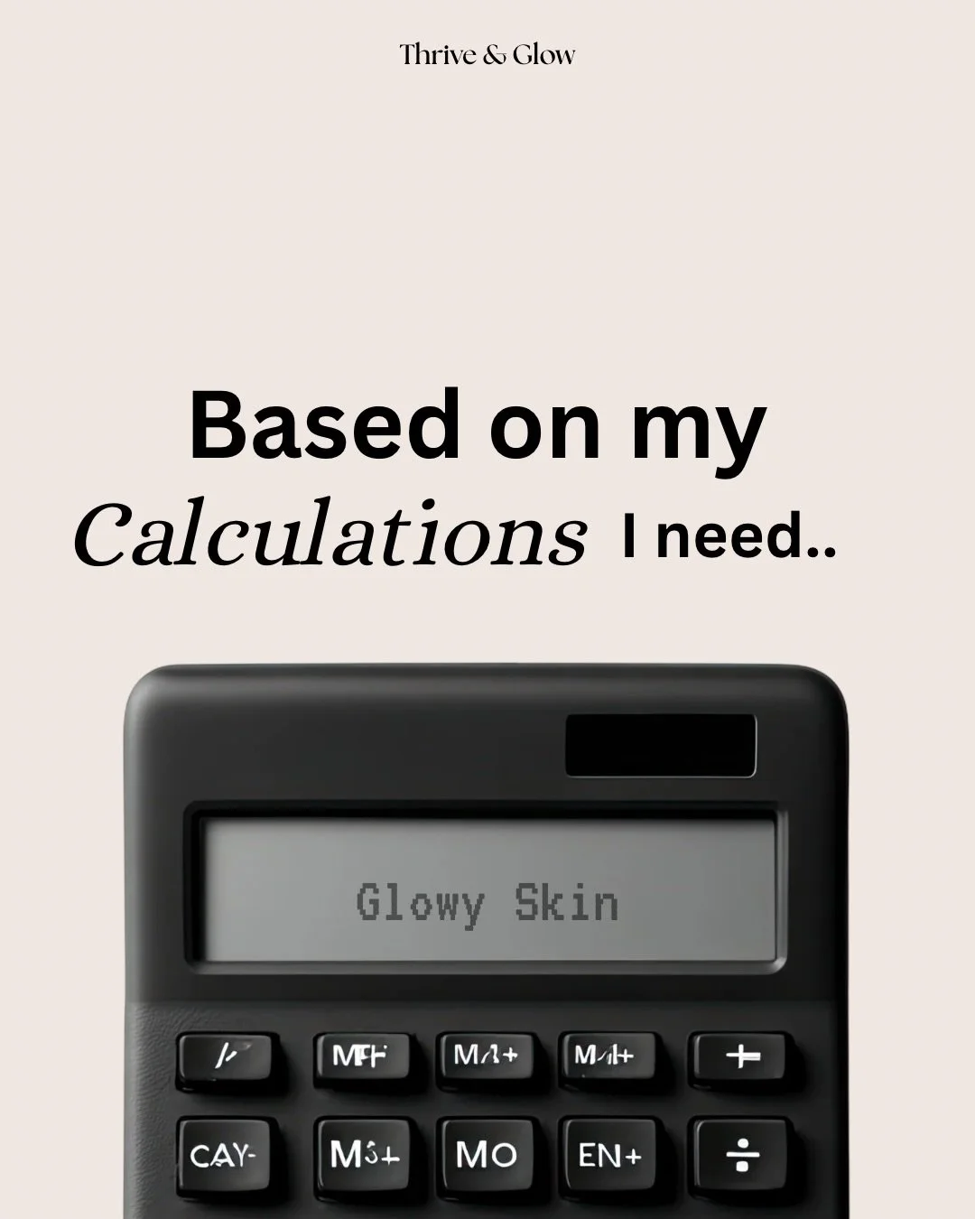 Based on my calculations&hellip; personalized wellness just makes sense ✨

Better sleep. Glowy skin. Silky hair. Nutrition tailored to you, not the internet.

Because feeling your best starts with giving your body what it actually needs 🤍
