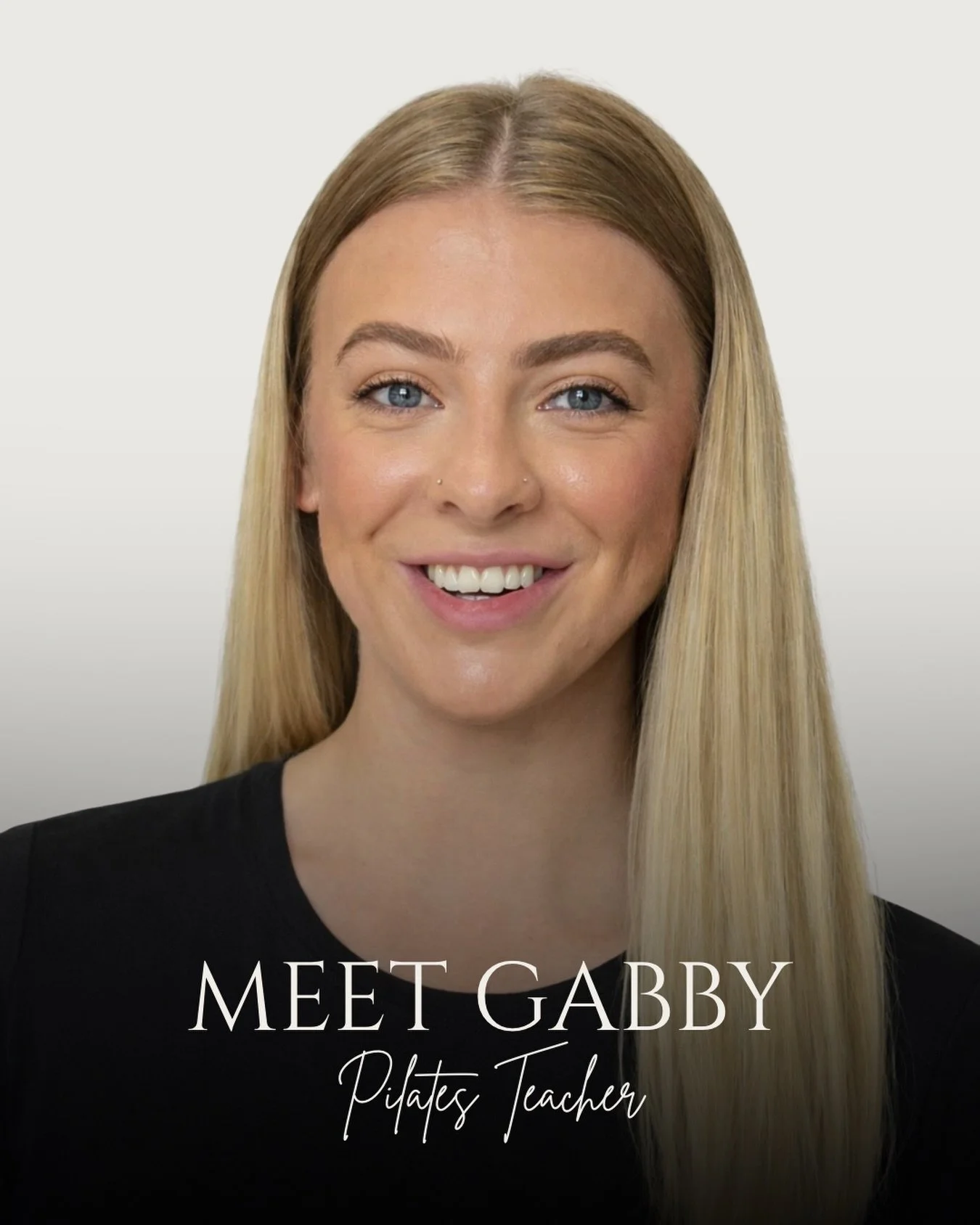 Meet Gabby ✨

Gabby is a qualified Personal trainer, Mat and Reformer Pilates instructor with a deep appreciation for the why behind movement.

Her classes are designed to build strength, enhance mobility, and often finish off with a focus on flexibi